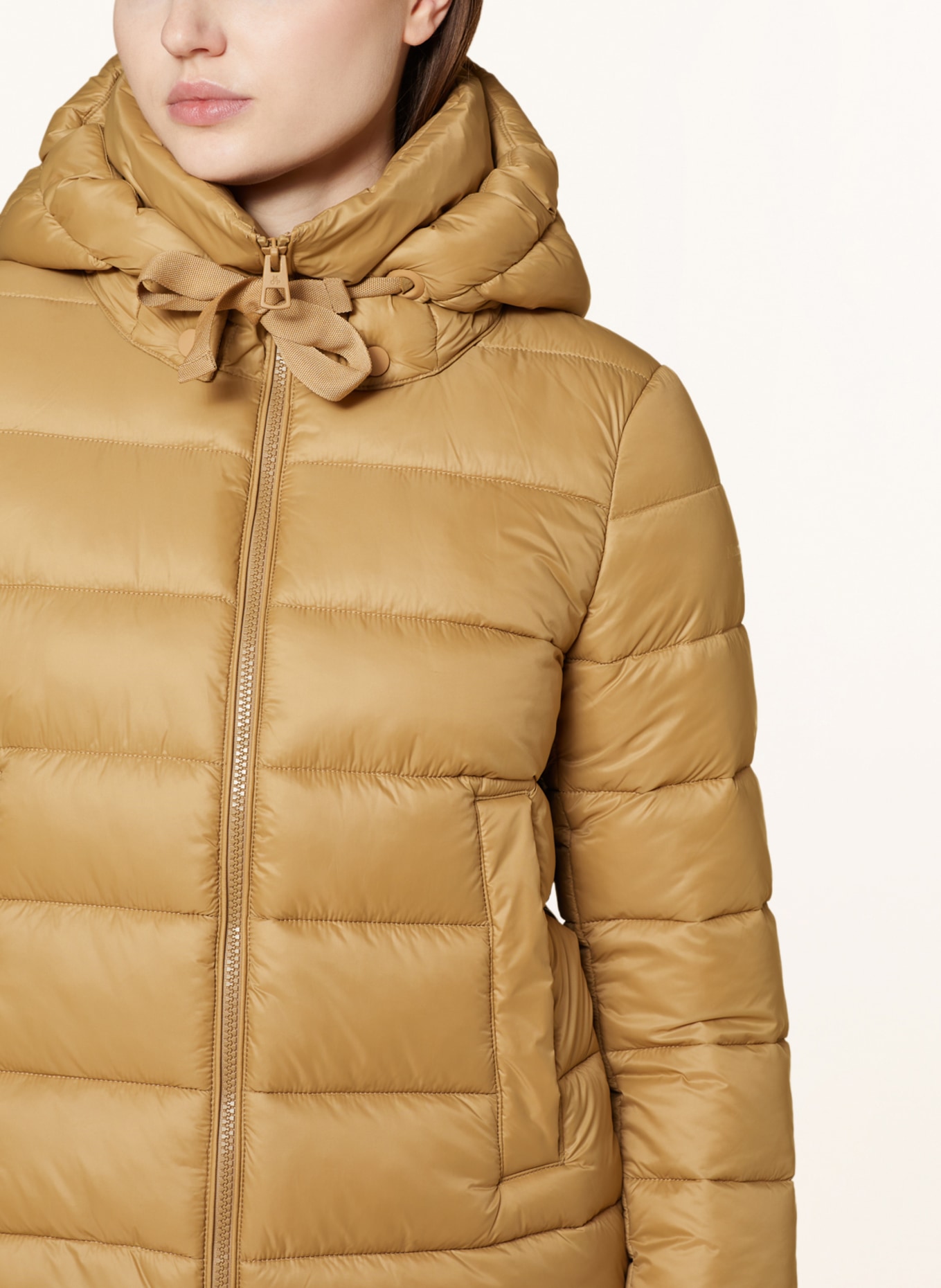 Marc O'Polo Quilted jacket with detachable hood, Color: CAMEL (Image 5)