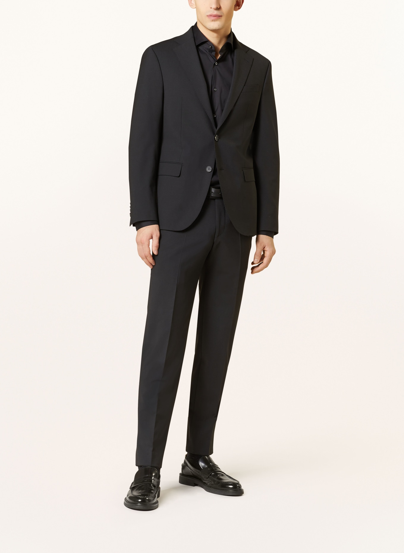BALDESSARINI Suit trousers MASSA slim fit, Color: 9000 SCHWARZ (Image 2)