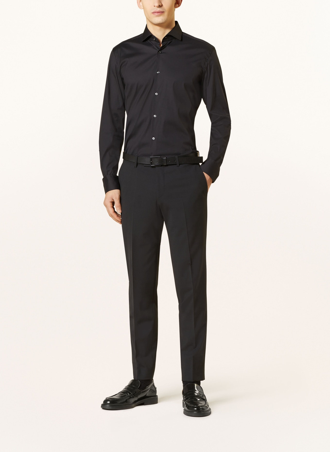BALDESSARINI Suit trousers MASSA slim fit, Color: 9000 SCHWARZ (Image 3)