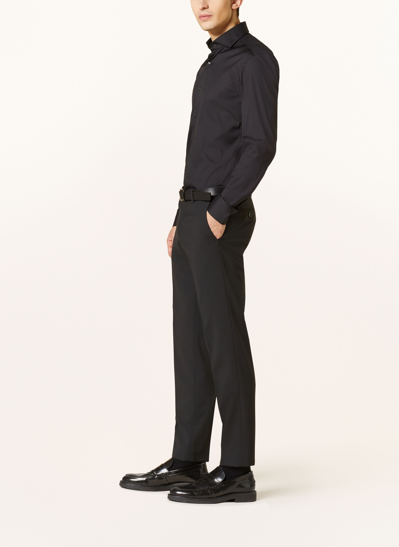 BALDESSARINI Spodnie garniturowe MASSA slim fit, Kolor: 9000 SCHWARZ (Obrazek 5)