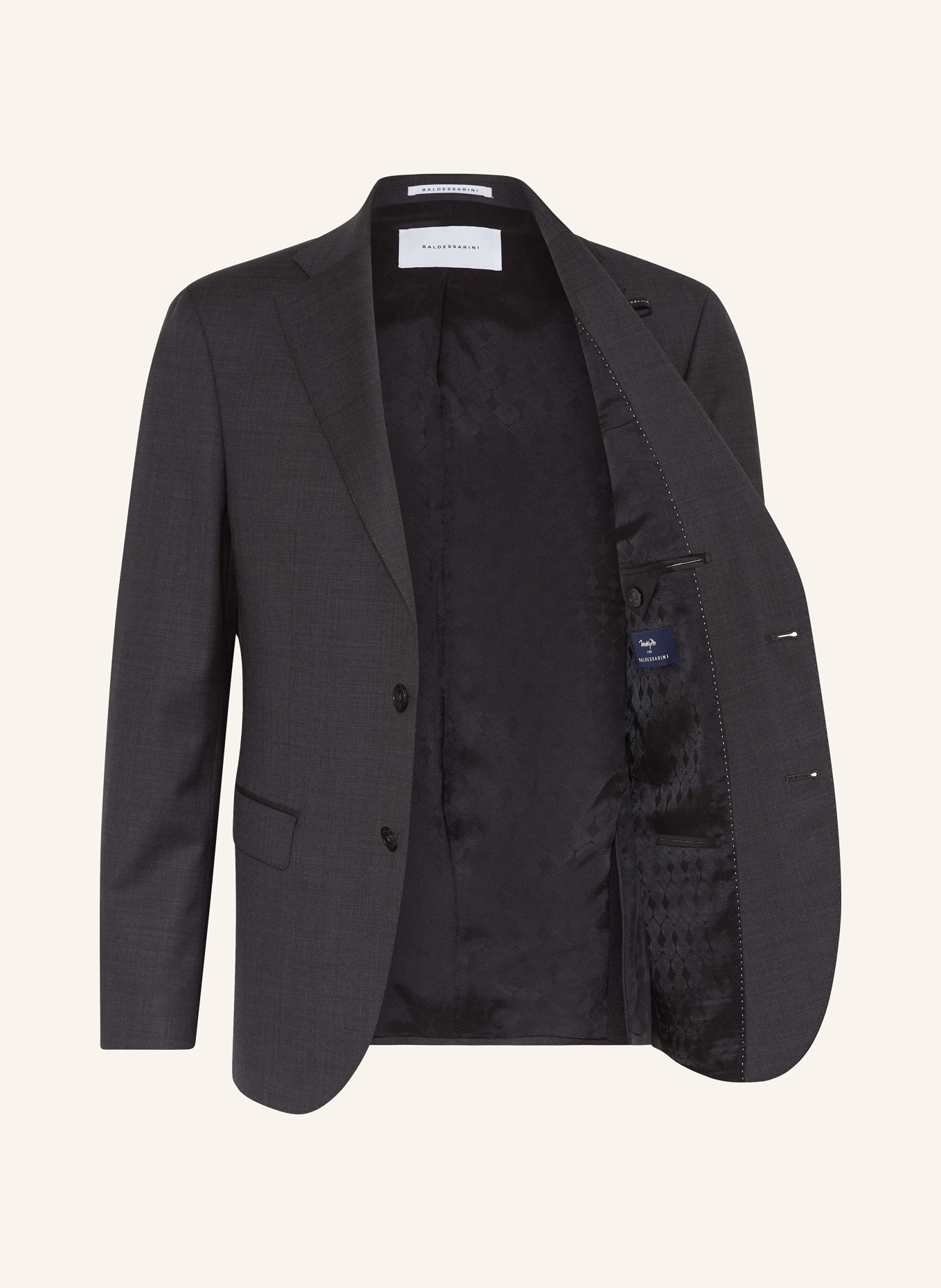 BALDESSARINI Suit jacket Slim Fit, Color: 9528 Black Beauty Melange (Image 4)
