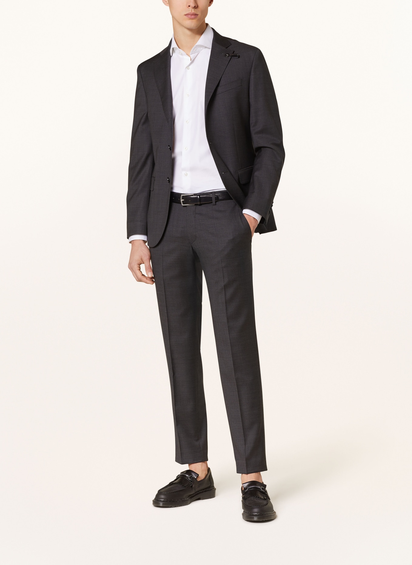 BALDESSARINI Suit trousers MASSA slim fit, Color: 9528 Black Beauty Melange (Image 2)