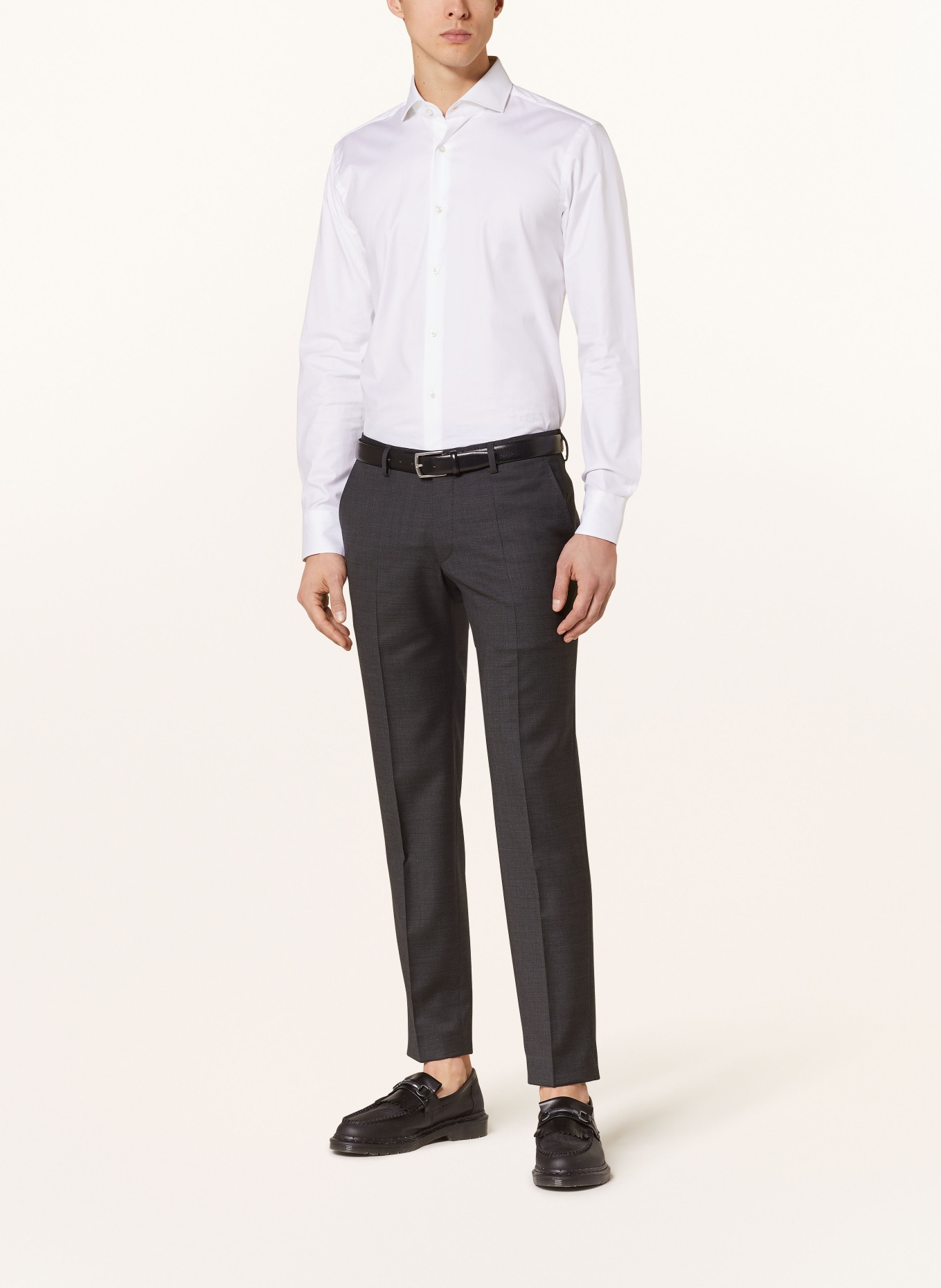 BALDESSARINI Suit trousers MASSA slim fit, Color: 9528 Black Beauty Melange (Image 3)