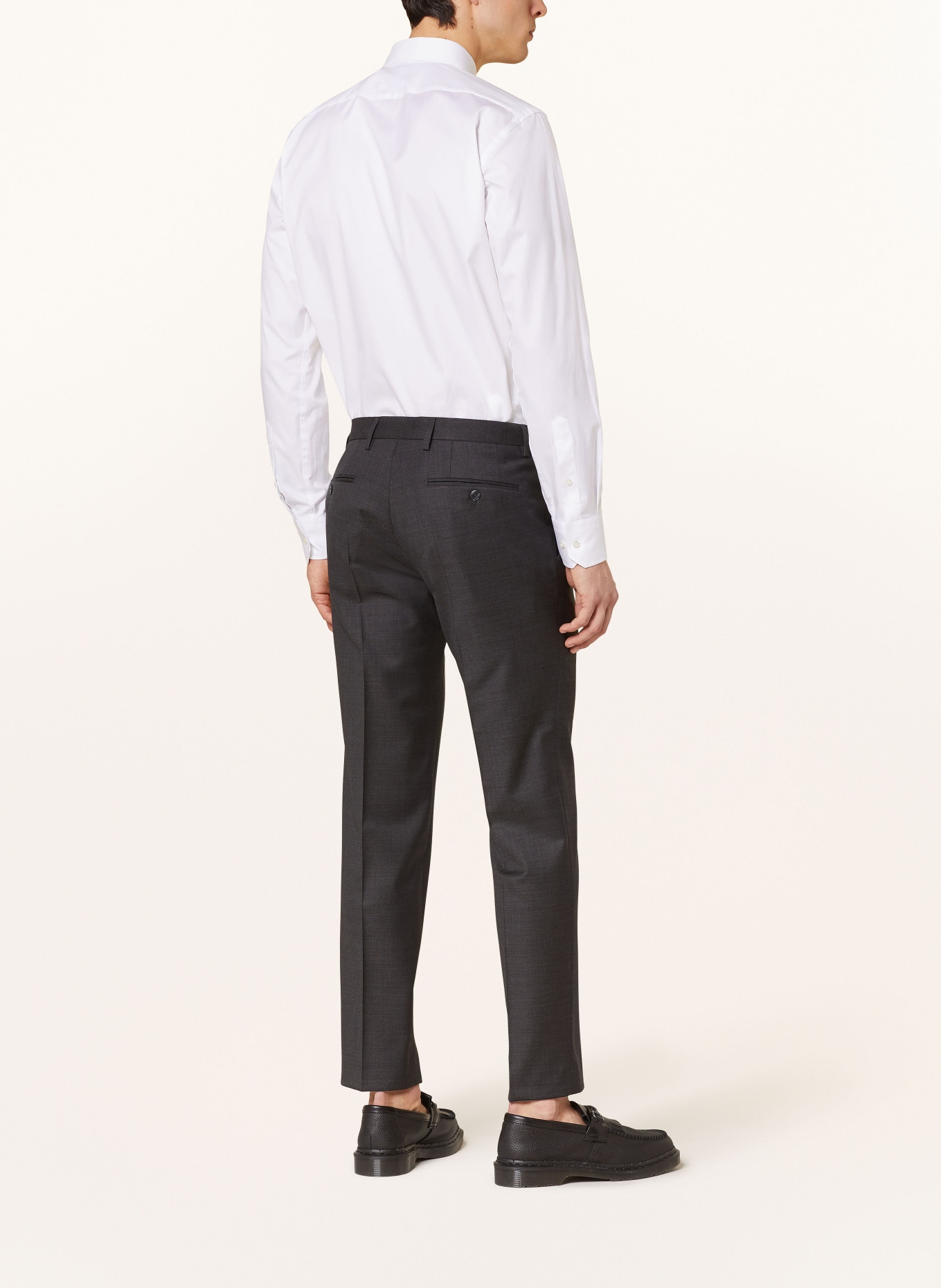 BALDESSARINI Suit trousers MASSA slim fit, Color: 9528 Black Beauty Melange (Image 4)