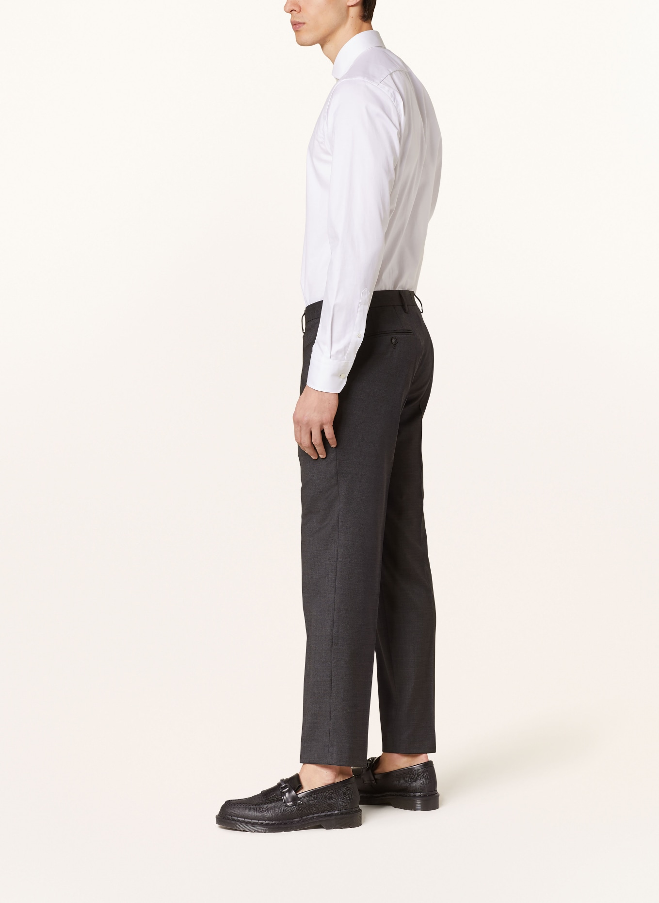 BALDESSARINI Suit trousers MASSA slim fit, Color: 9528 Black Beauty Melange (Image 5)