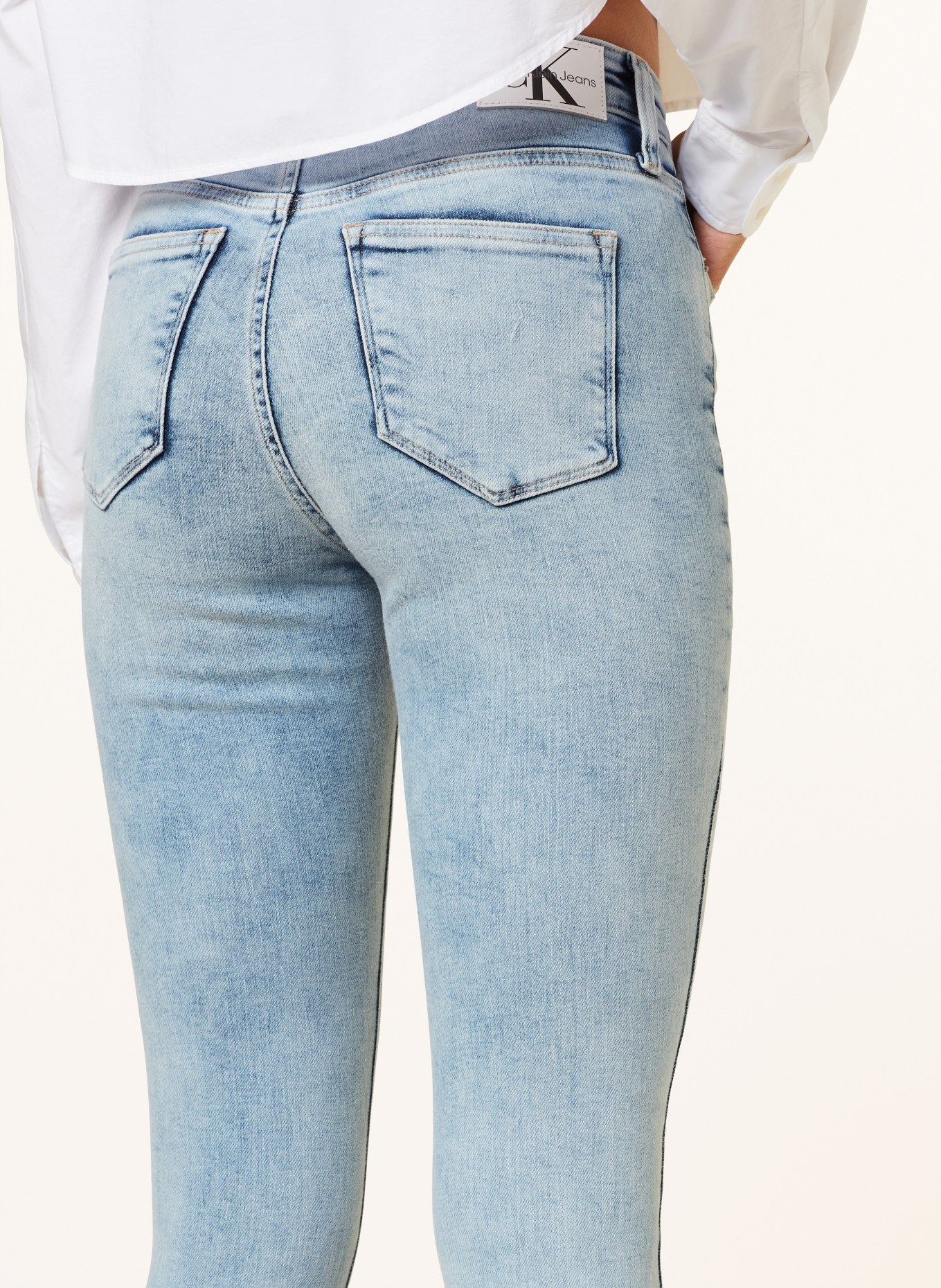 Calvin Klein Jeans Skinny Jeans, Farbe: 1AA Denim Light (Bild 5)