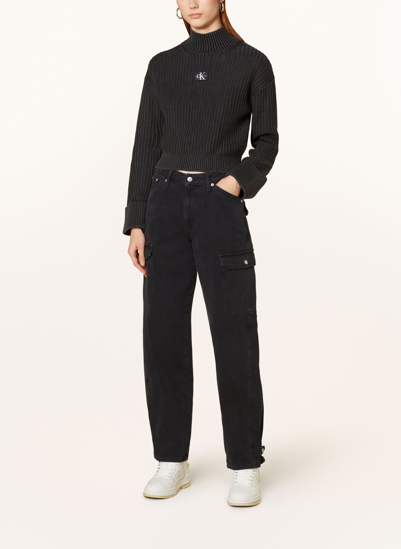 Calvin Klein Jeans Sweter, Kolor: CZARNY (Obrazek 2)