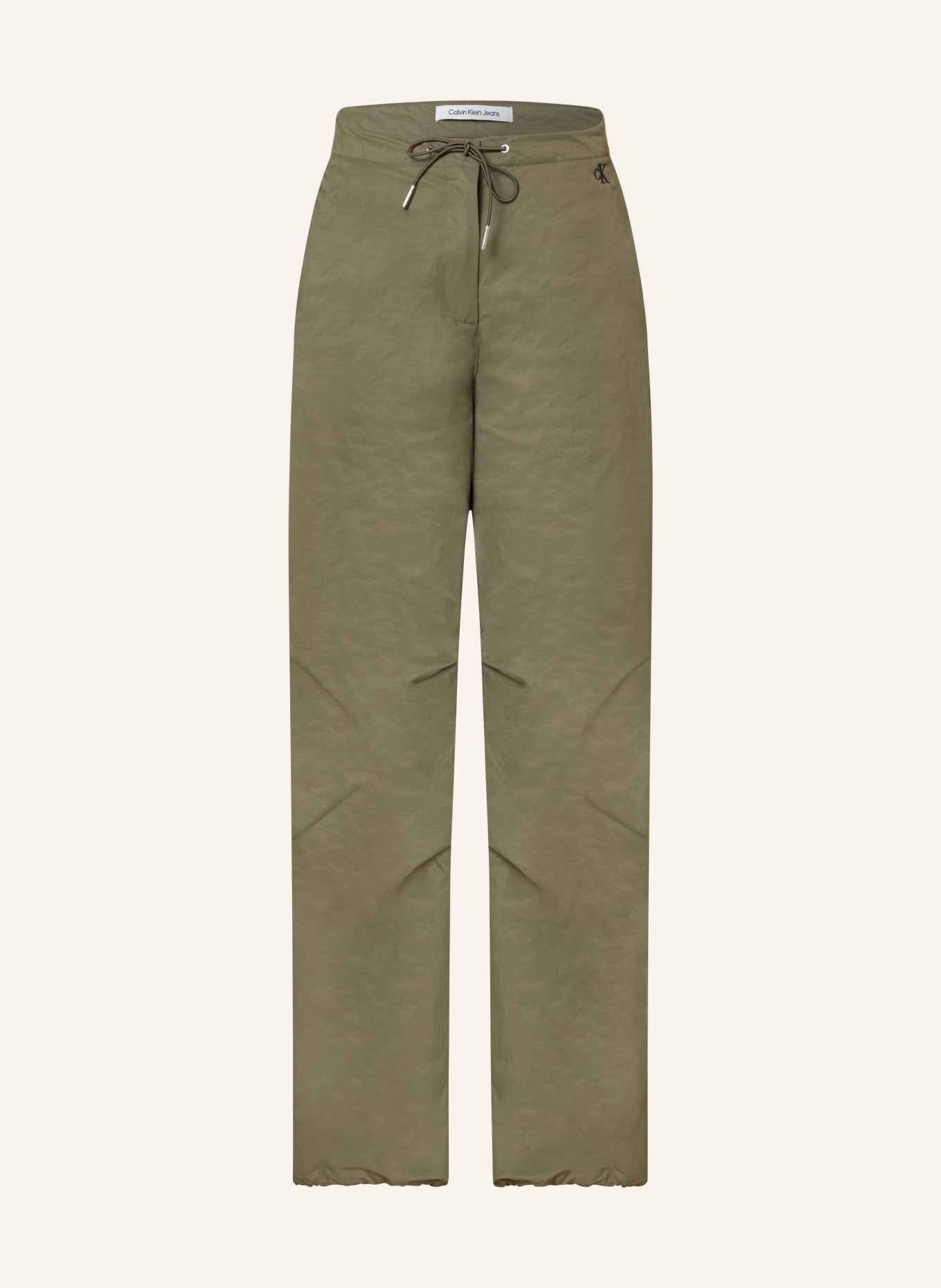 Calvin Klein Jeans Spodnie PARACHUTE w stylu dresowym, Kolor: OLIWKOWY (Obrazek 1)