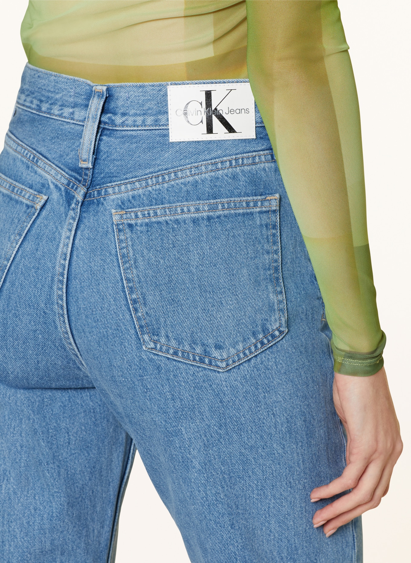 Calvin Klein Jeans Straight Jeans, Farbe: 1AA Denim Light (Bild 5)