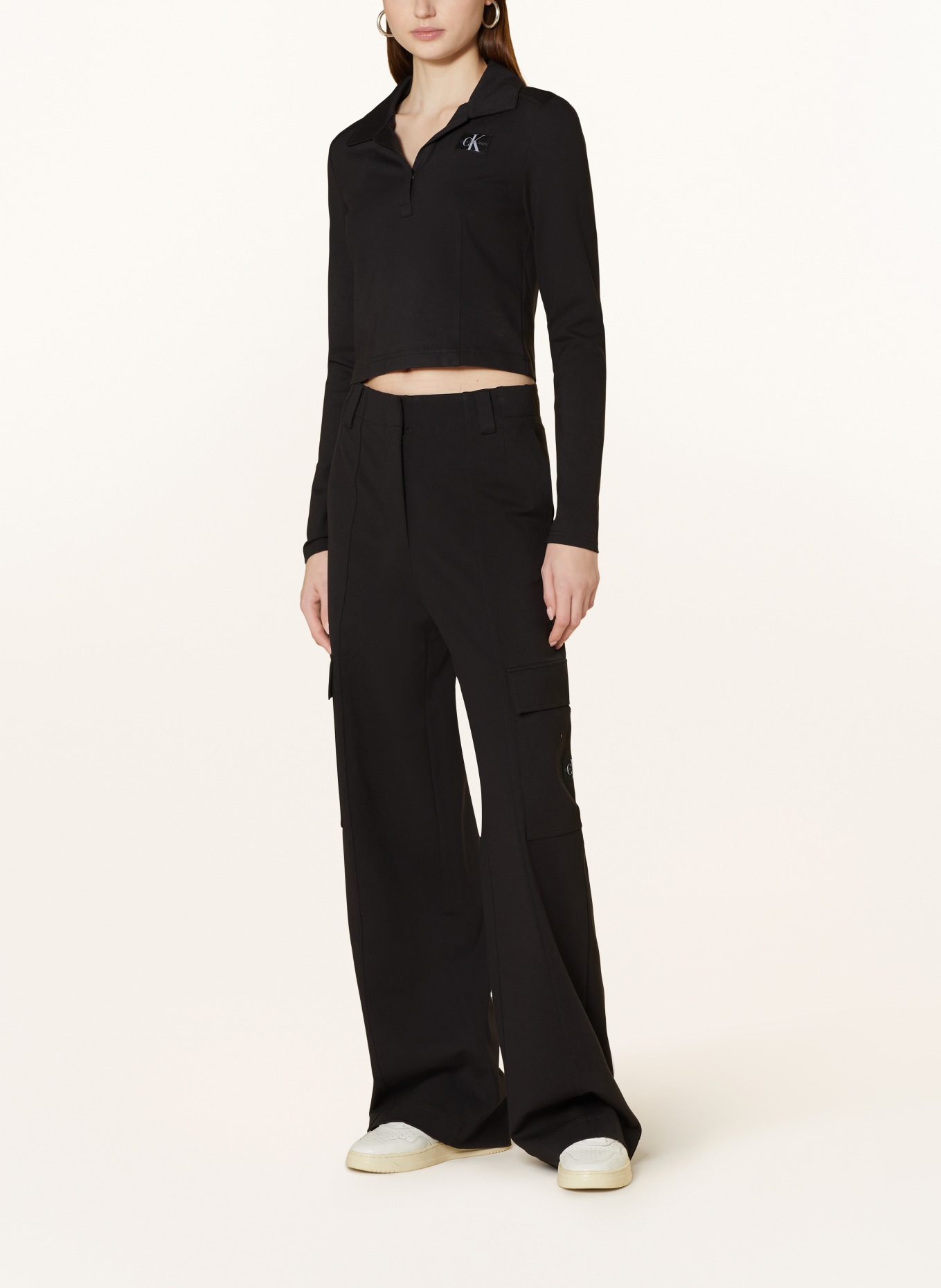 Calvin Klein Jeans Cargohose MILANO UTILITY, Farbe: SCHWARZ (Bild 2)