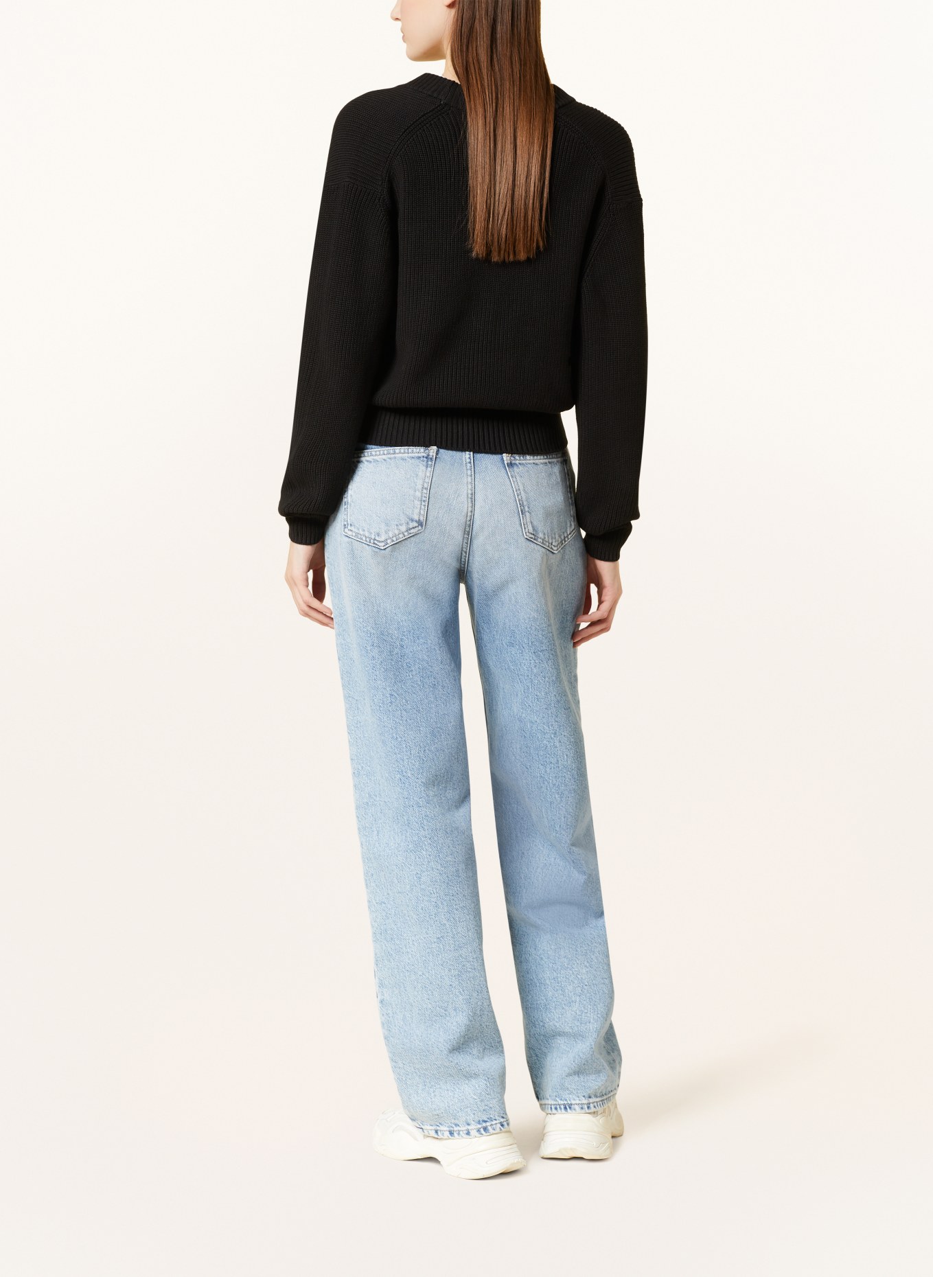 Calvin Klein Jeans Pletený kardigan, Barva: ČERNÁ (Obrázek 3)