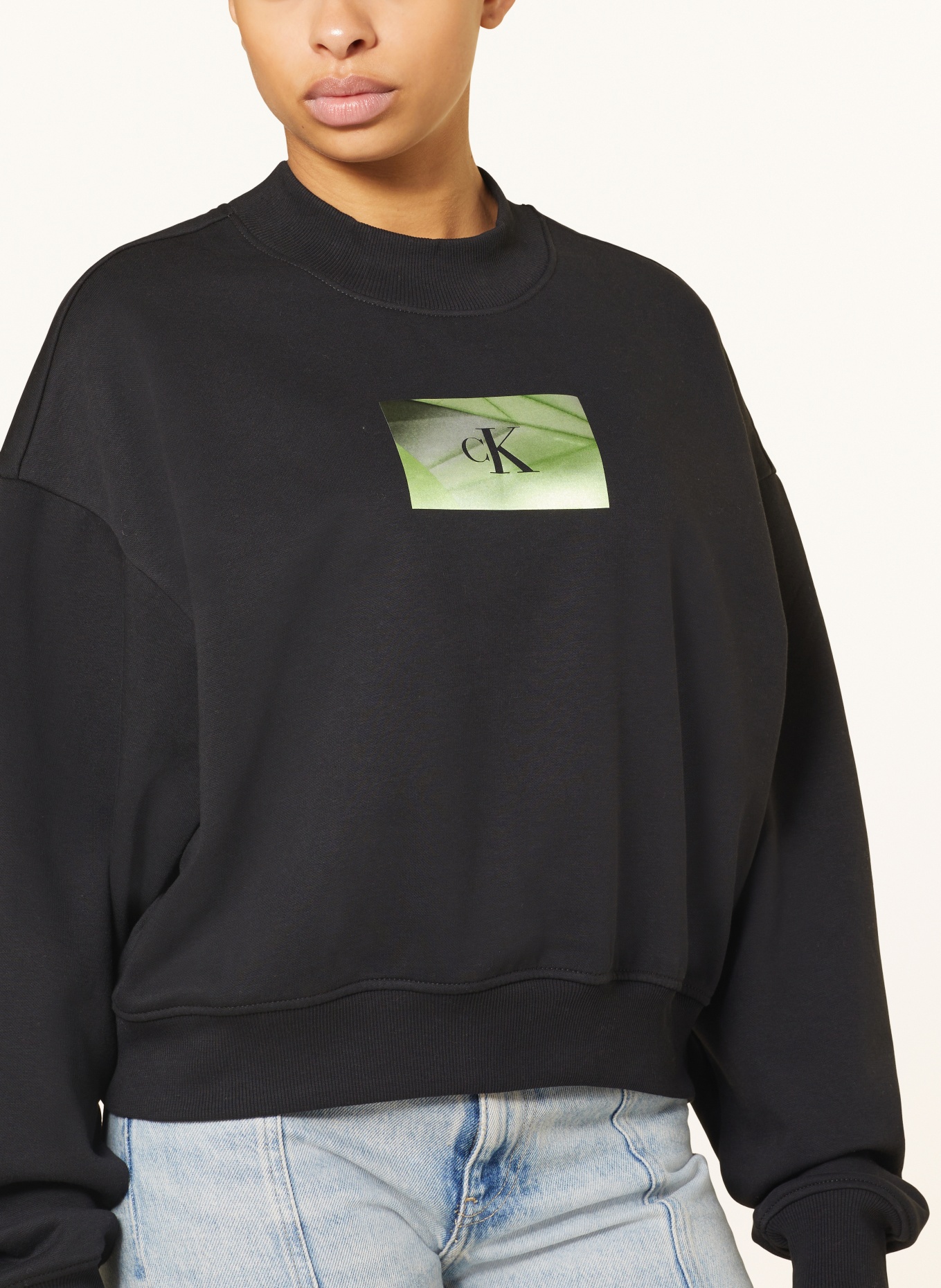 Calvin Klein Jeans Sweatshirt, Farbe: SCHWARZ (Bild 4)