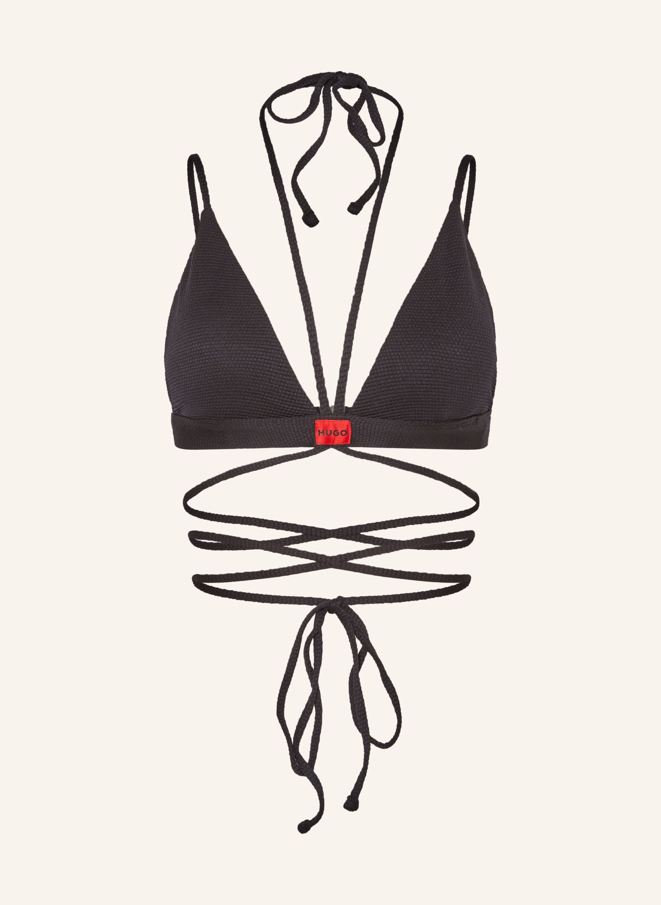 HUGO Triangel-Bikini RED LABEL, Farbe: SCHWARZ (Bild 1)