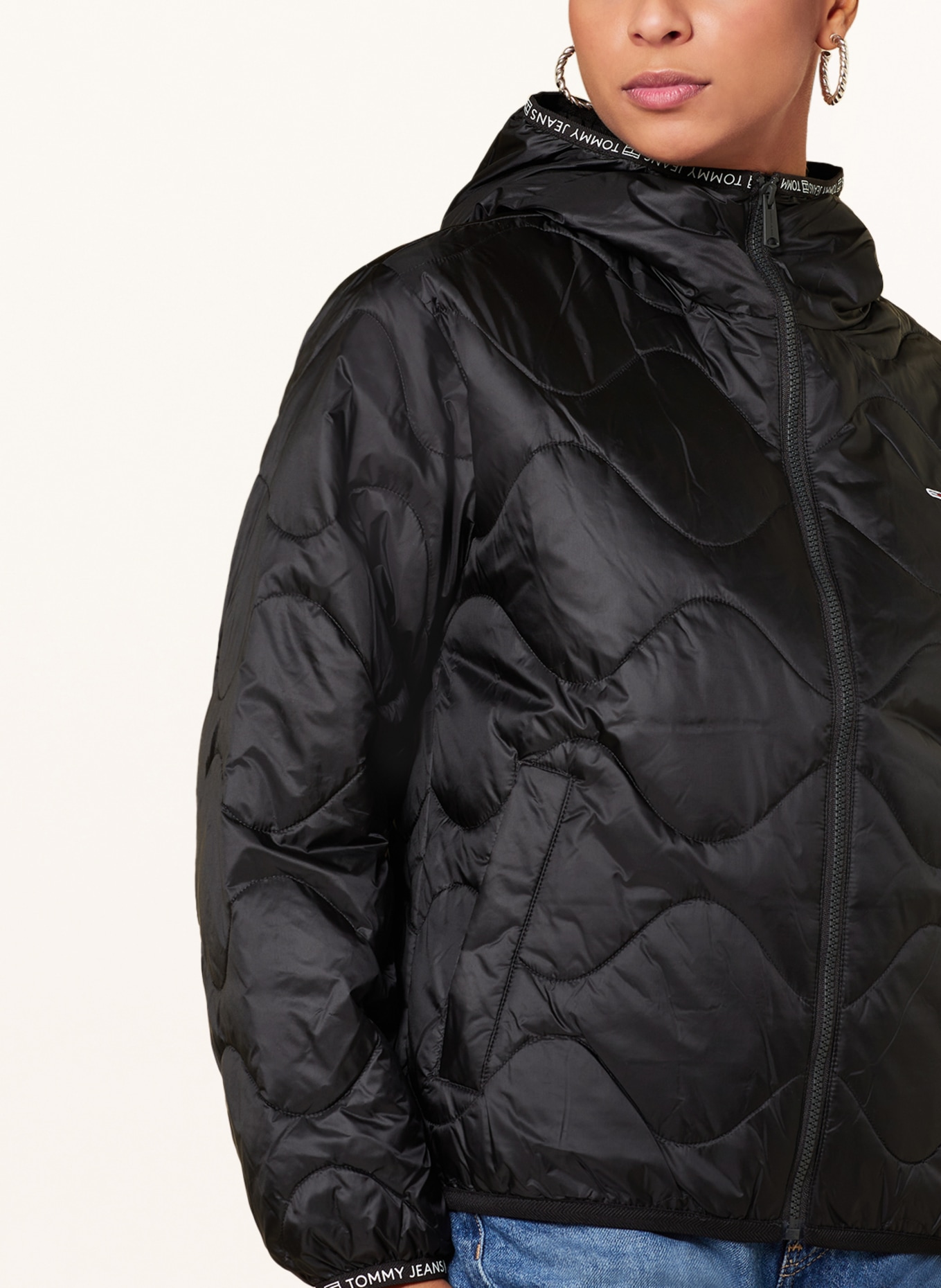 TOMMY JEANS Quilted jacket, Color: BLACK (Image 4)