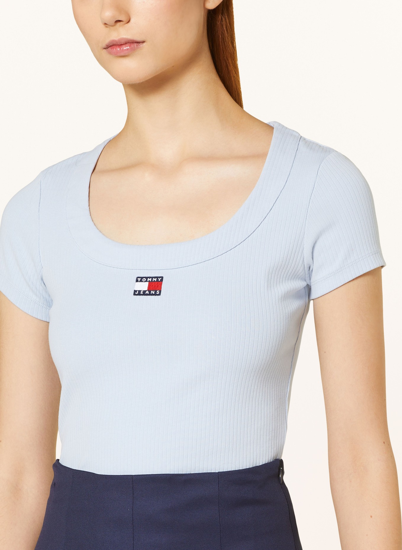 TOMMY JEANS T-shirt, Color: LIGHT BLUE (Image 4)