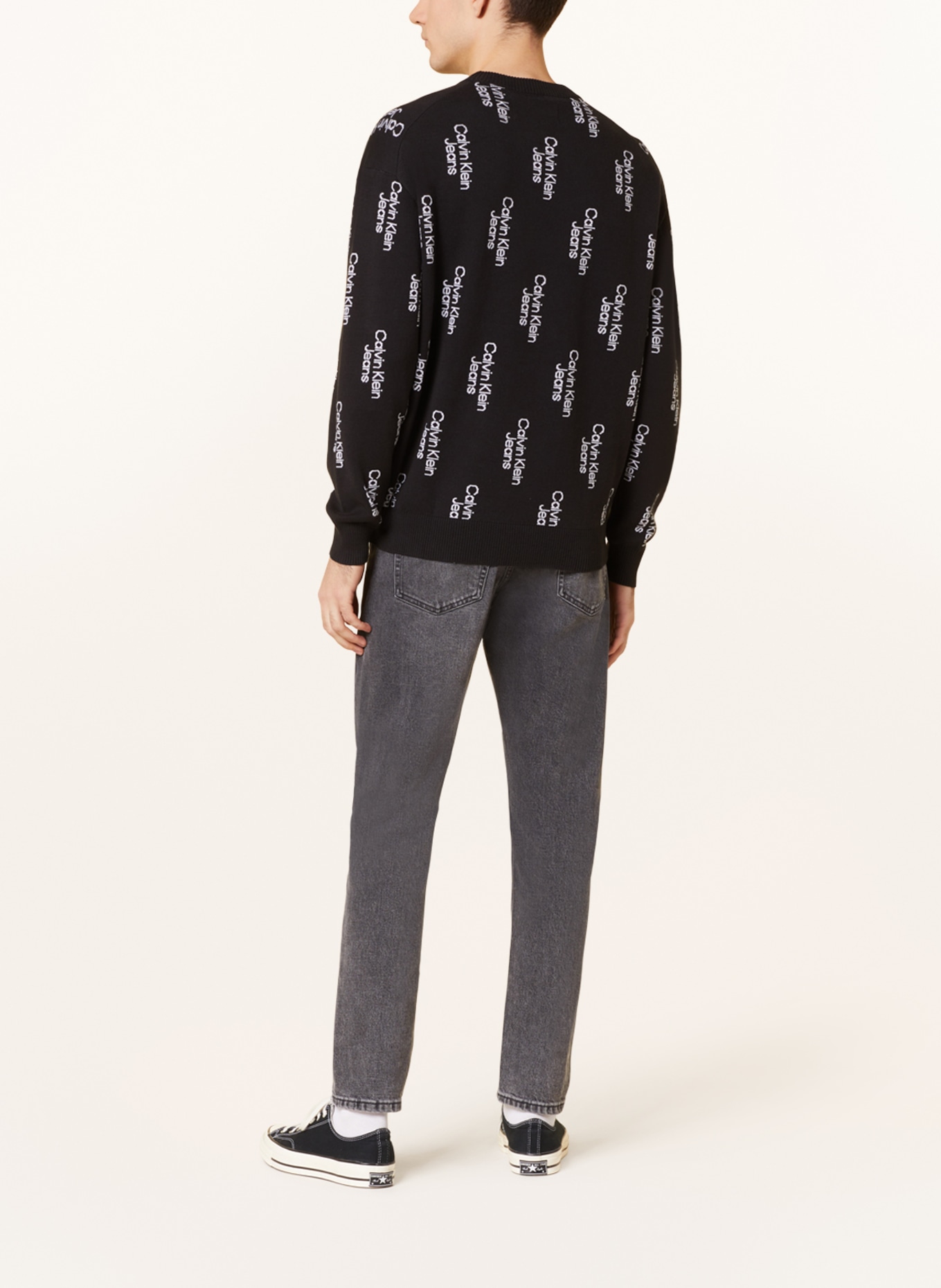 Calvin Klein Jeans Jeansy Slim Taper Fit, Kolor: SZARY (Obrazek 3)