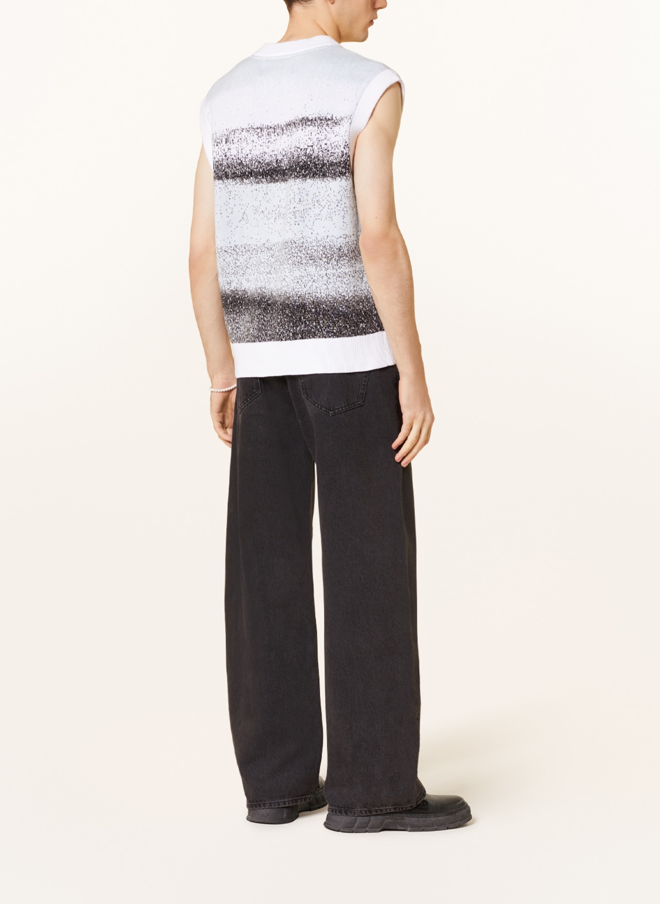 Calvin Klein Jeans Pullunder, Farbe: HELLBLAU/ DUNKELGRAU/ WEISS (Bild 3)