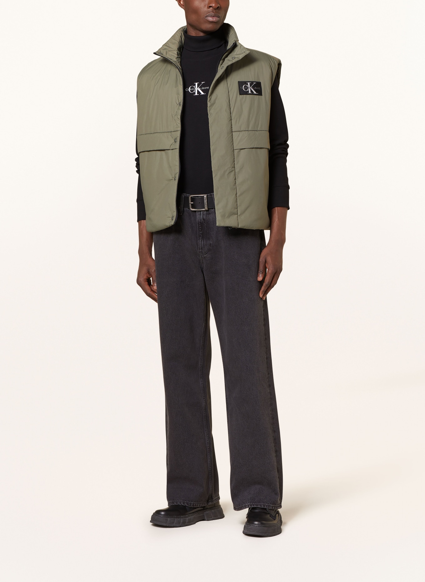 Calvin Klein Jeans Weste TRANSITIONAL, Farbe: OLIV (Bild 2)