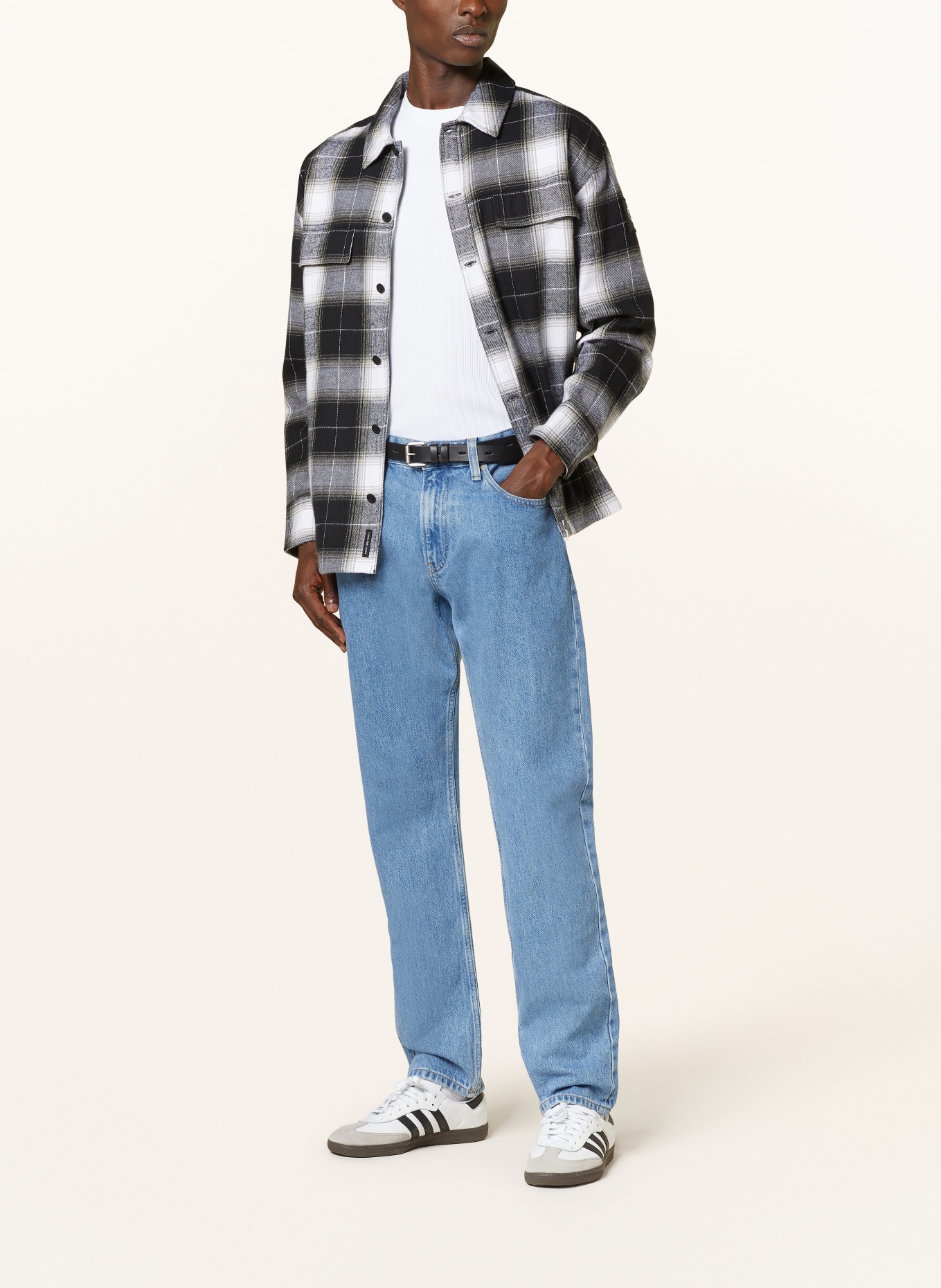 Calvin Klein Jeans Jeansy AUTHENTIC STRAIGHT straight fit, Kolor: 1AA Denim Light (Obrazek 2)