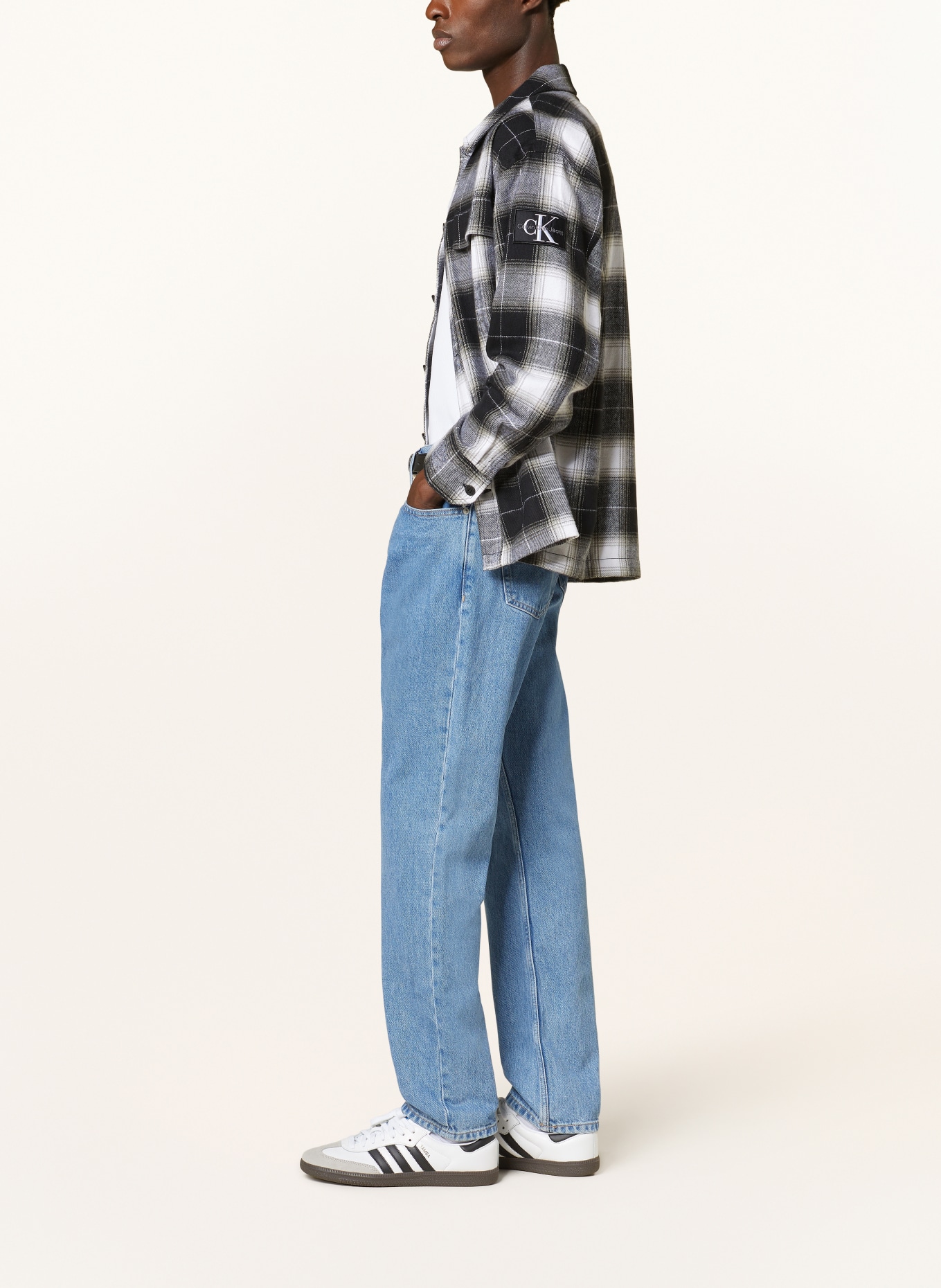 Calvin Klein Jeans Jeans AUTHENTIC STRAIGHT Straight Fit, Farbe: 1AA Denim Light (Bild 4)