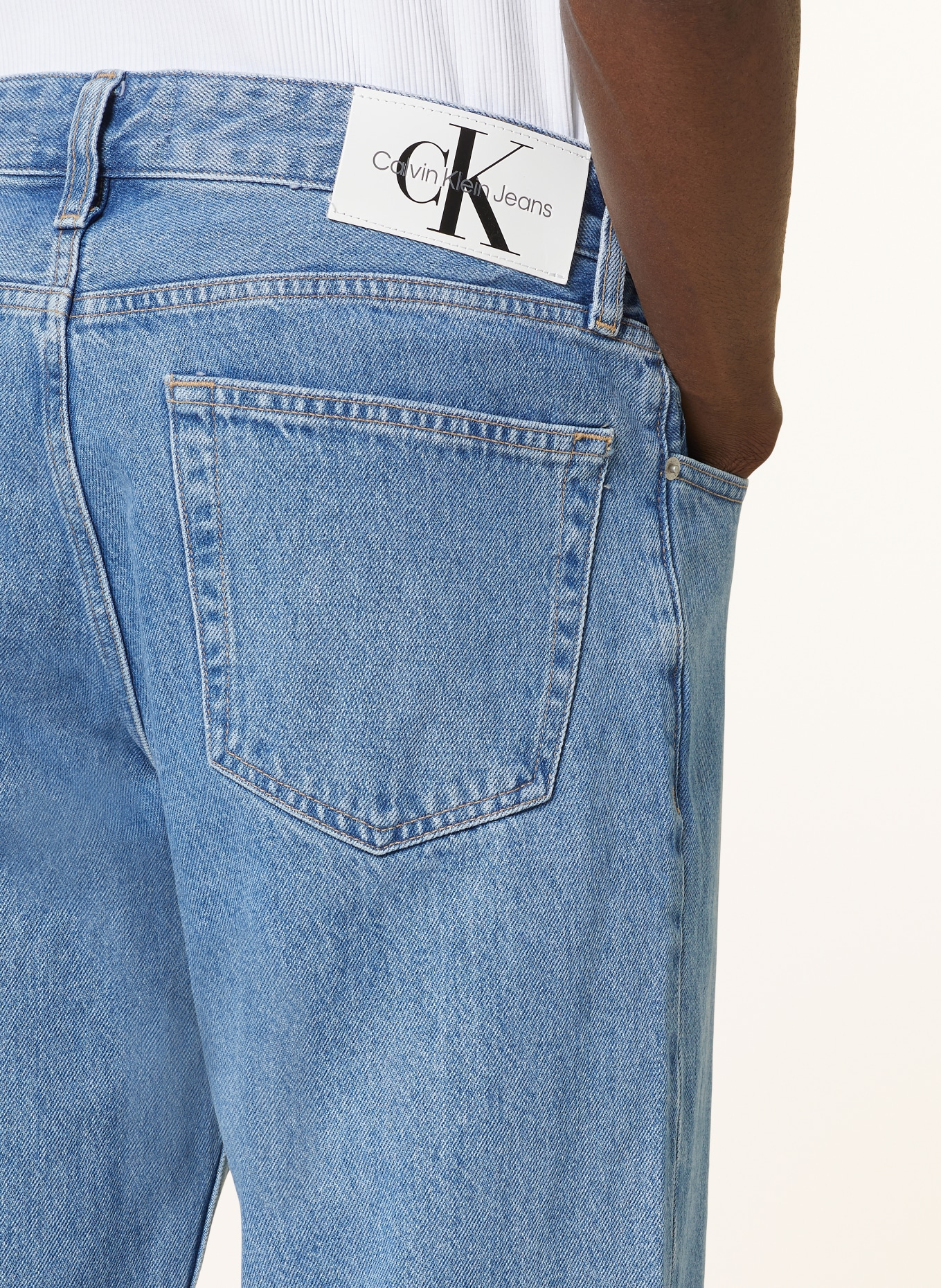 Calvin Klein Jeans Jeansy AUTHENTIC STRAIGHT straight fit, Kolor: 1AA Denim Light (Obrazek 5)