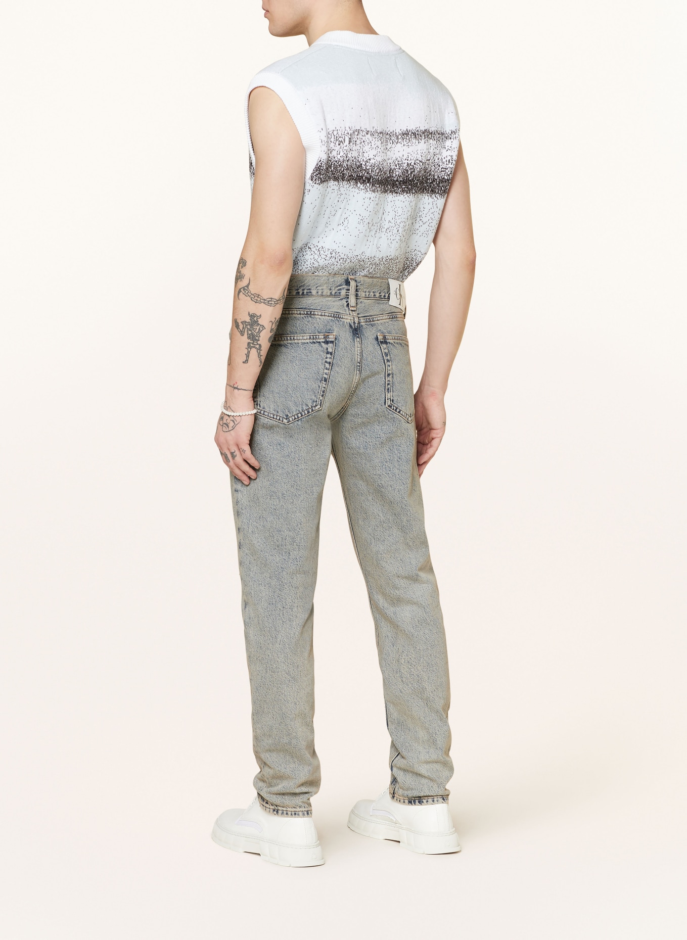 Calvin Klein Jeans Jeansy extra slim fit, Kolor: 1A4 DENIM MEDIUM (Obrazek 3)