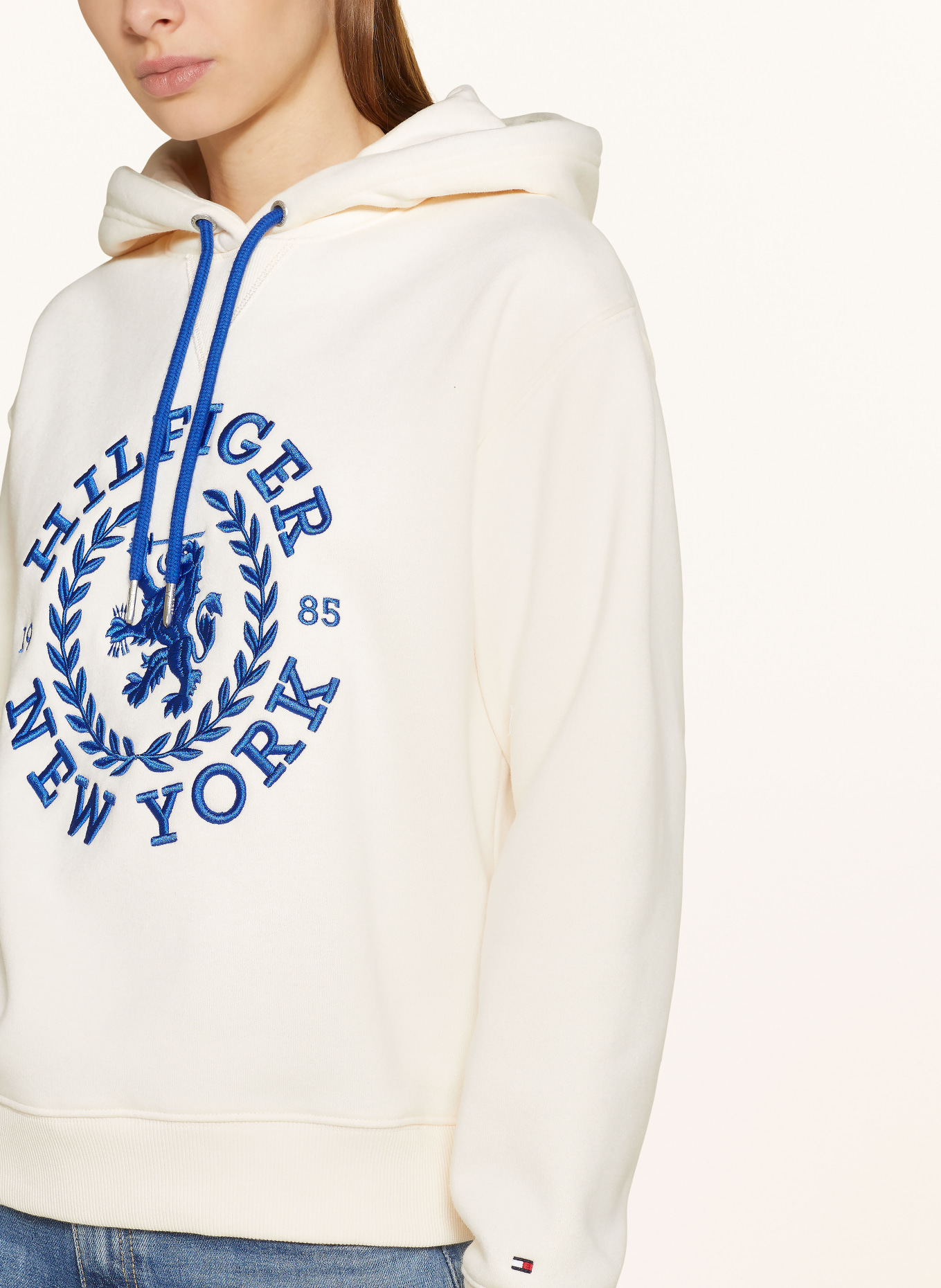 TOMMY HILFIGER Hoodie, Color: WHITE/ BLUE (Image 5)