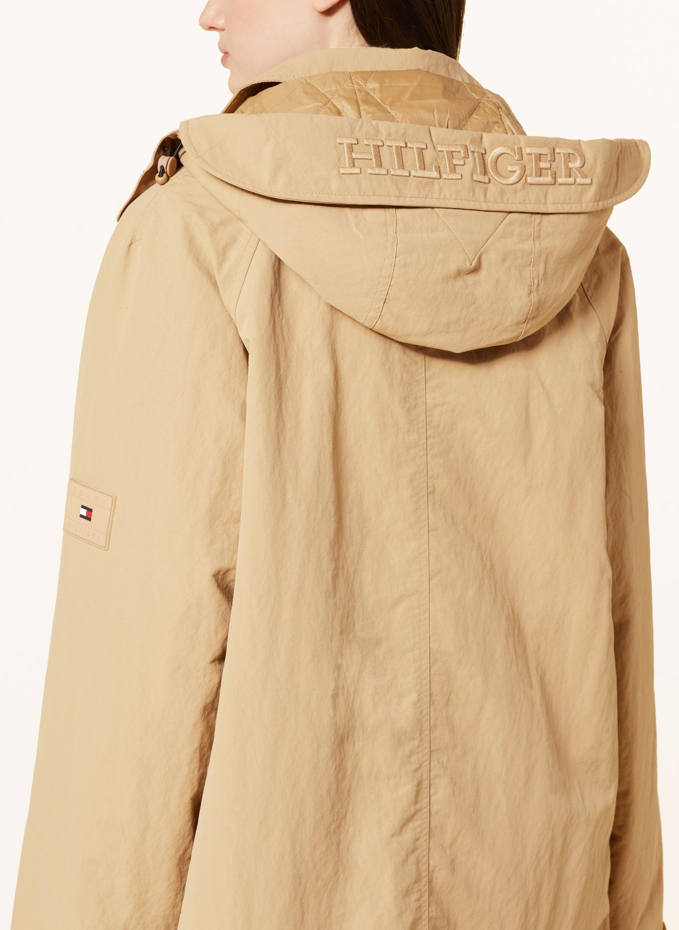 TOMMY HILFIGER Parka with detachable hood, Color: LIGHT BROWN (Image 5)