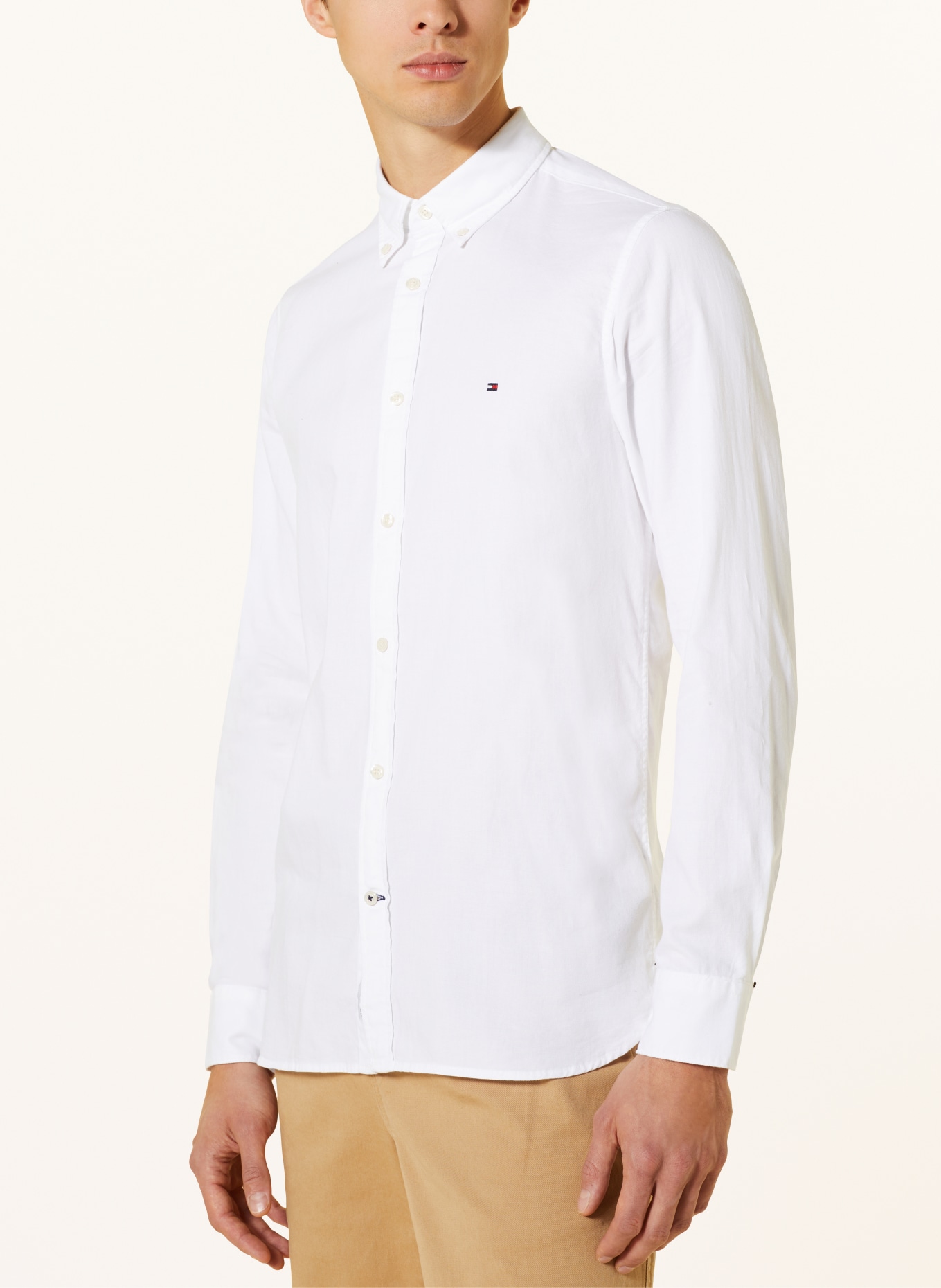 TOMMY HILFIGER Shirt FLEX slim fit, Color: WHITE (Image 4)