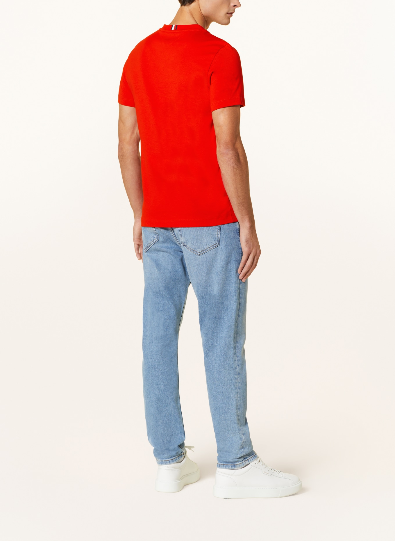 TOMMY HILFIGER Tričko: ČERVENÁ