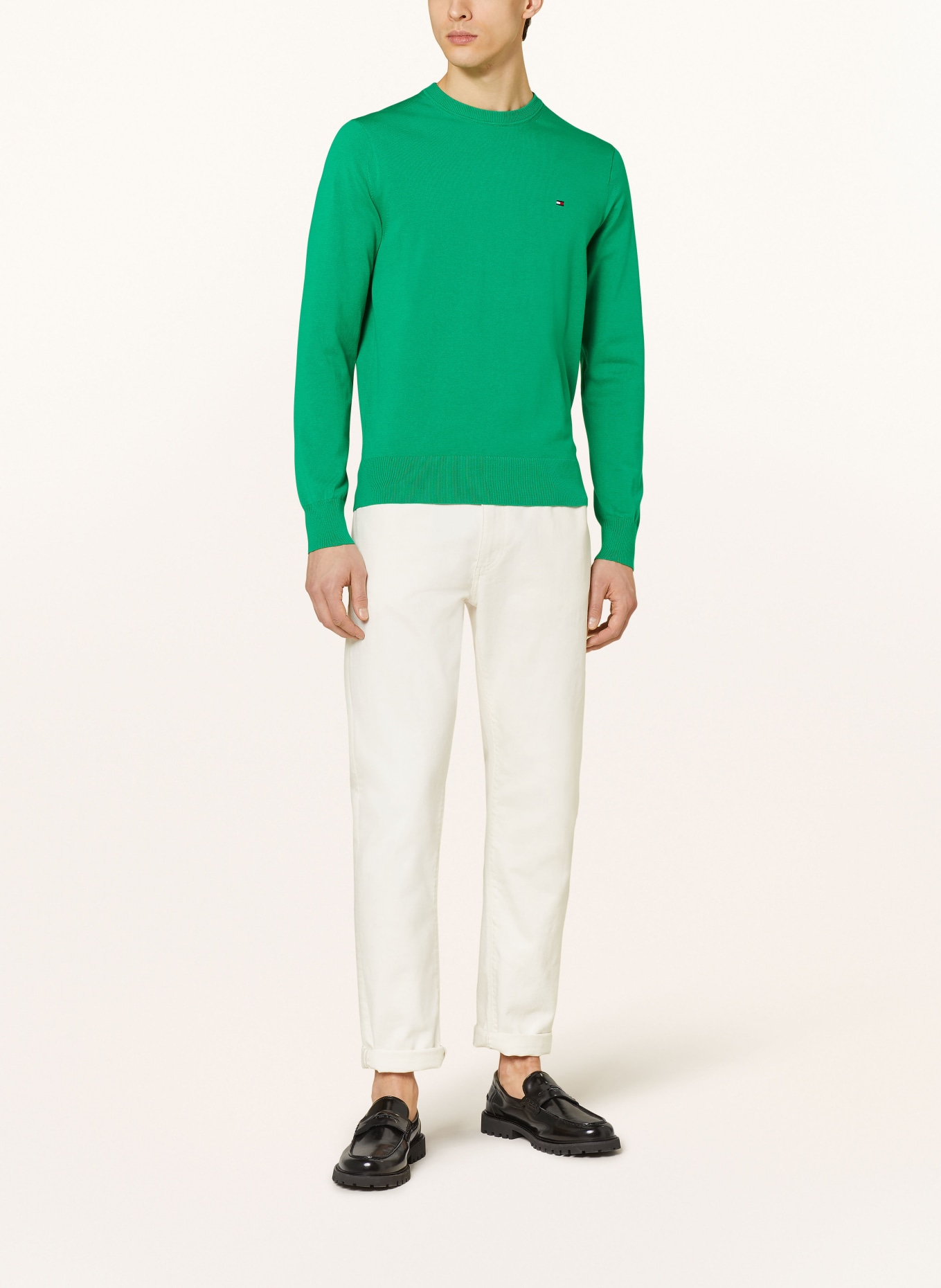 TOMMY HILFIGER Sweater: GREEN