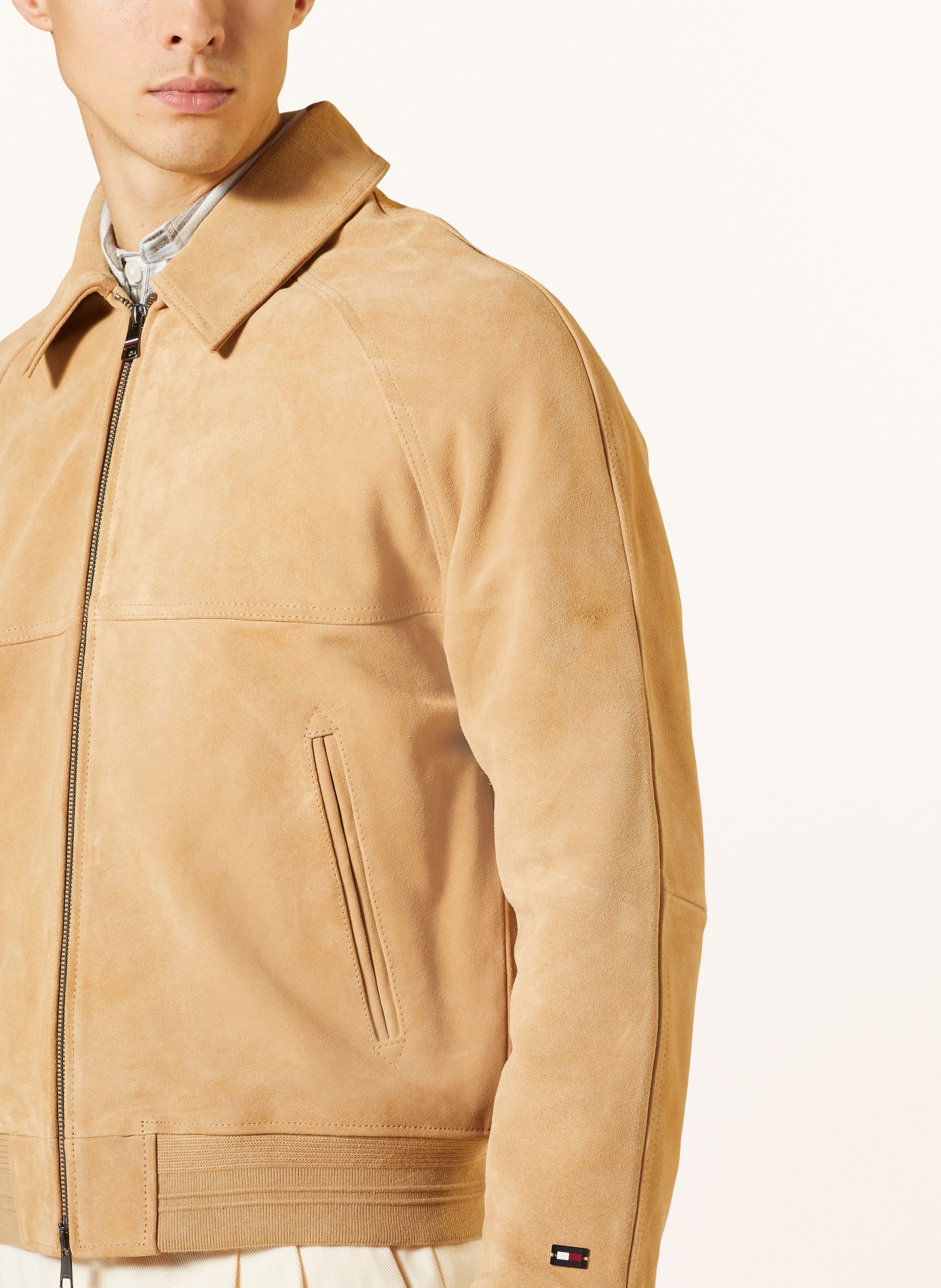 TOMMY HILFIGER Leather jacket, Color: CAMEL (Image 4)