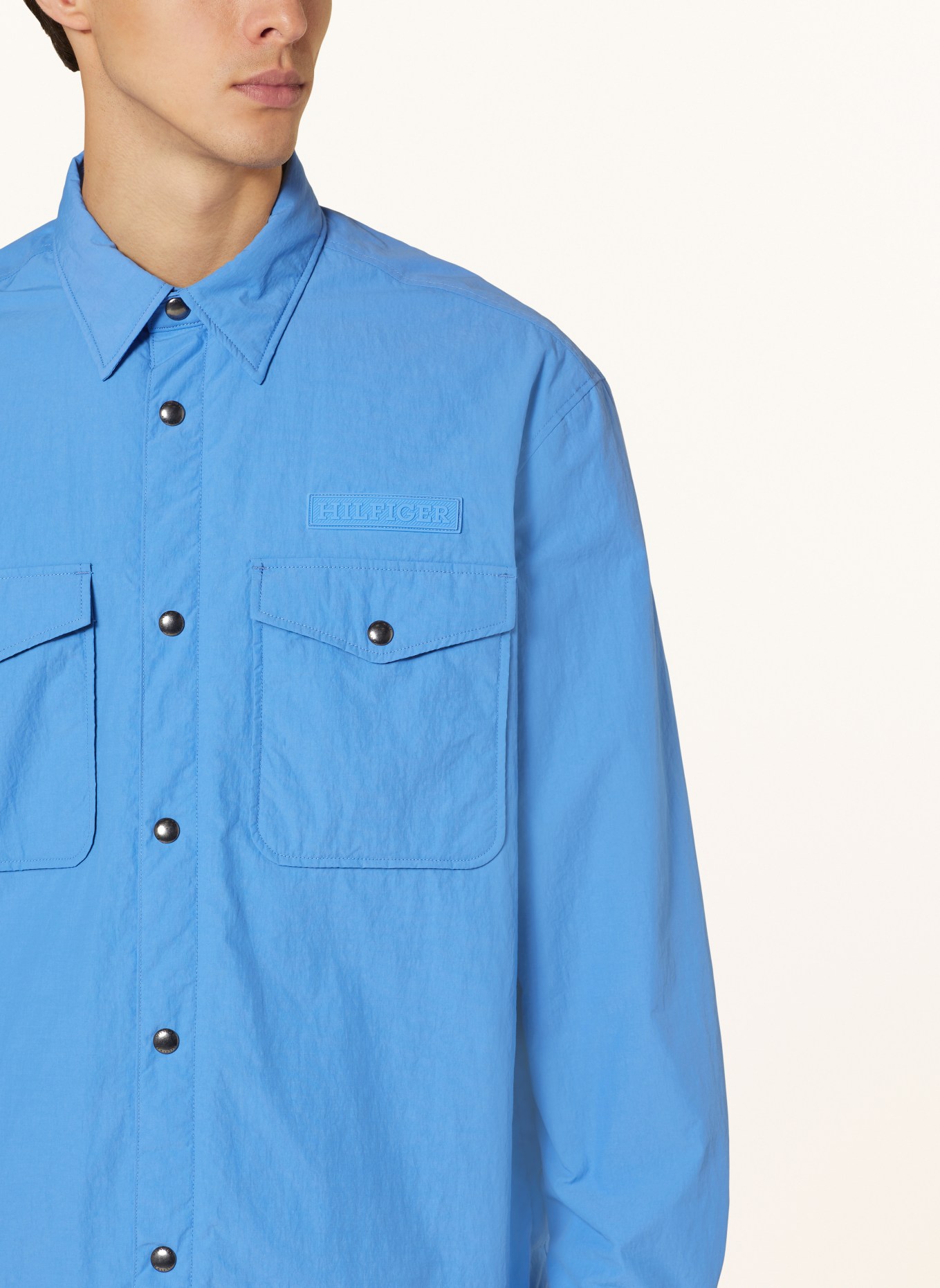 TOMMY HILFIGER Overshirt, Color: BLUE (Image 4)