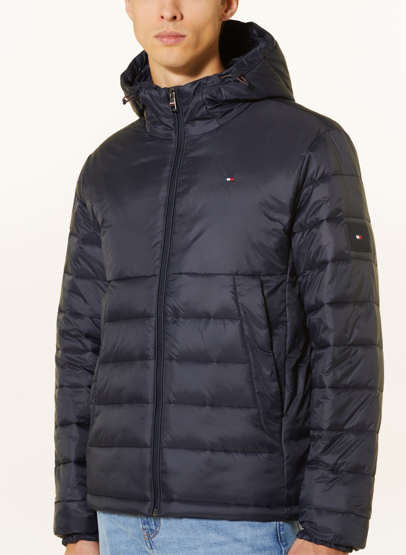 TOMMY HILFIGER Steppjacke: DUNKELBLAU