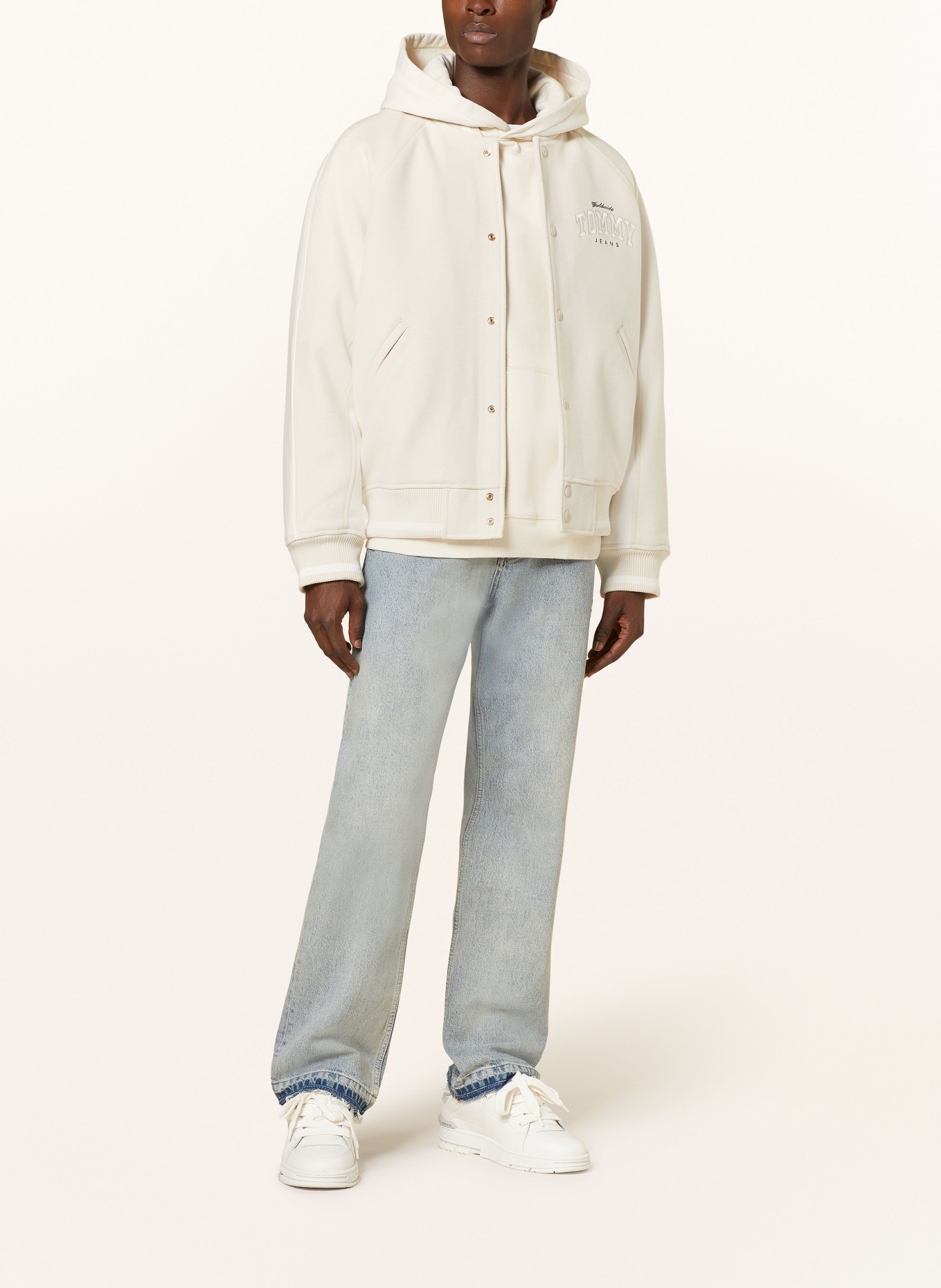 TOMMY JEANS College jacket, Color: BEIGE (Image 2)