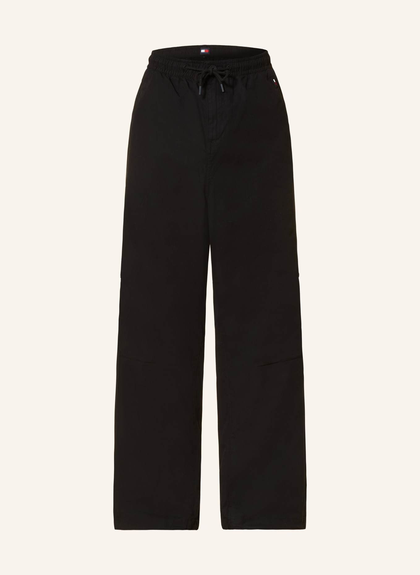 TOMMY JEANS Trousers relaxed fit, Color: BLACK (Image 1)