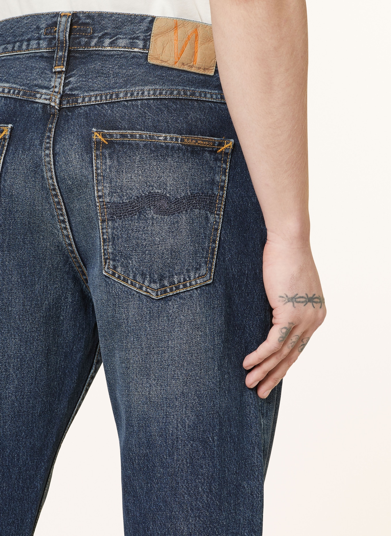 Nudie Jeans Jeans STEADY EDDIE II Slim Fit, Farbe: BLUE SOIL (Bild 6)