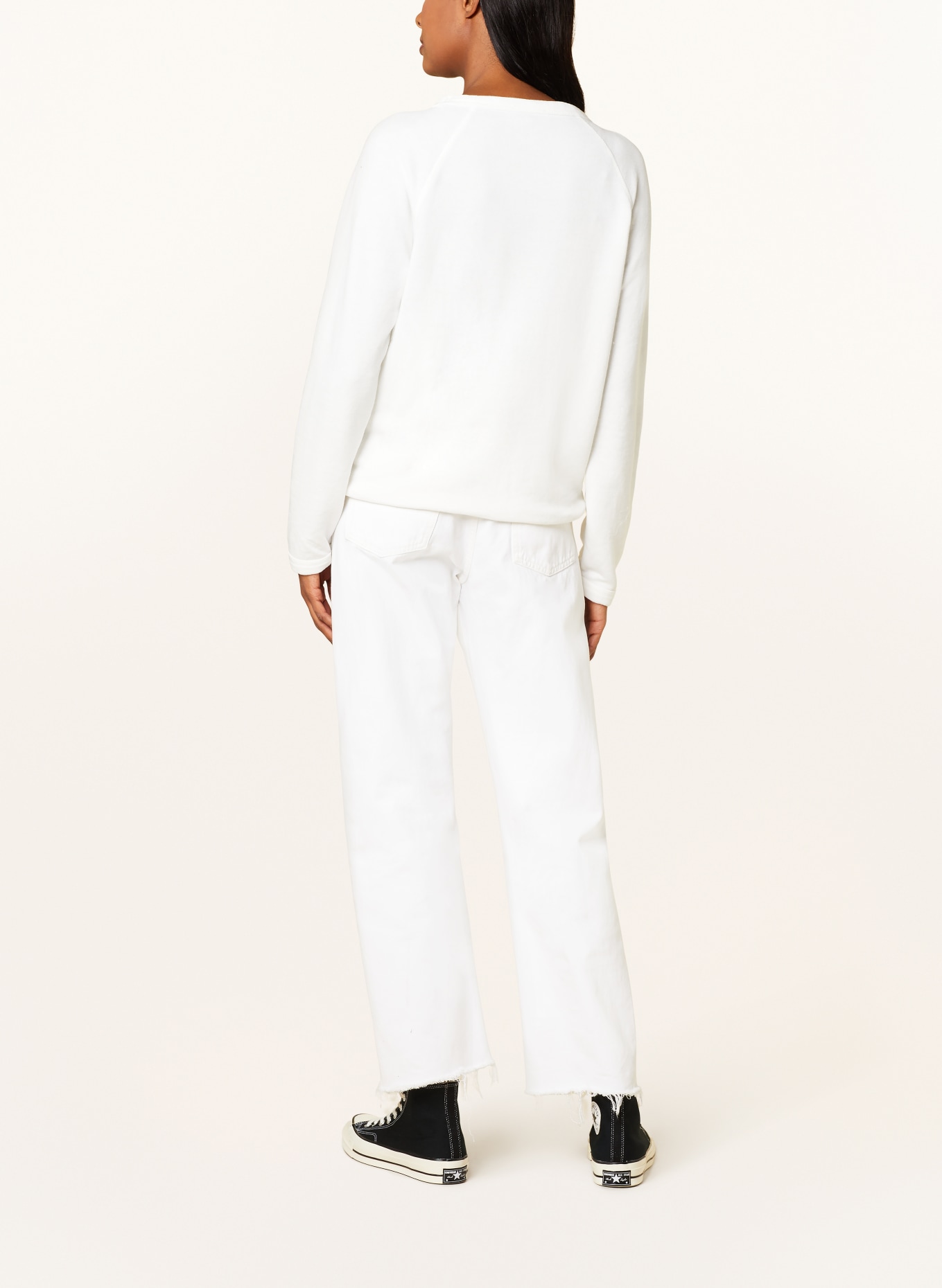 Grace Sweatshirt with sequins, Color: WHITE (Image 3)