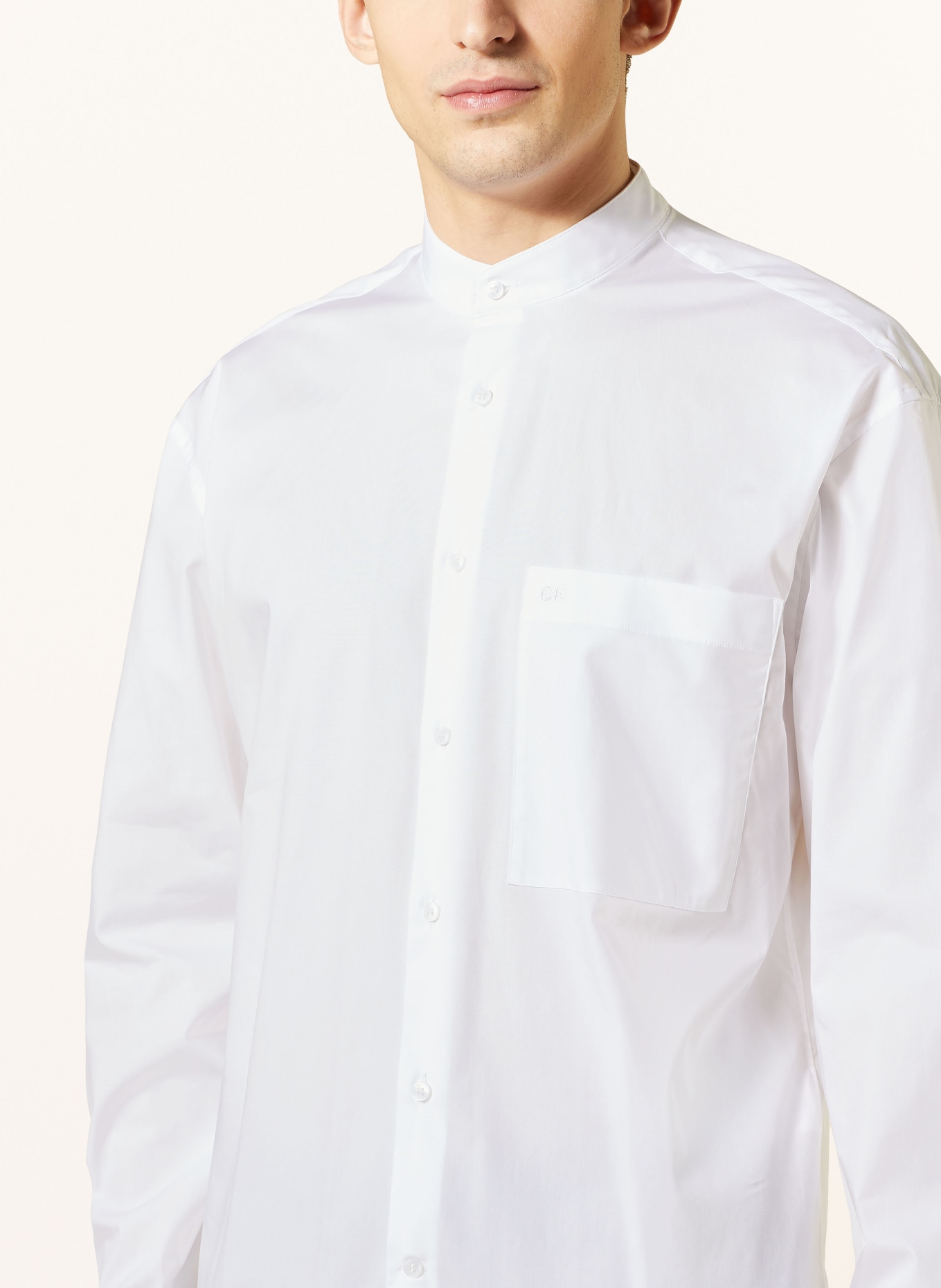 Calvin Klein Hemd Relaxed Fit, Farbe: WEISS (Bild 5)