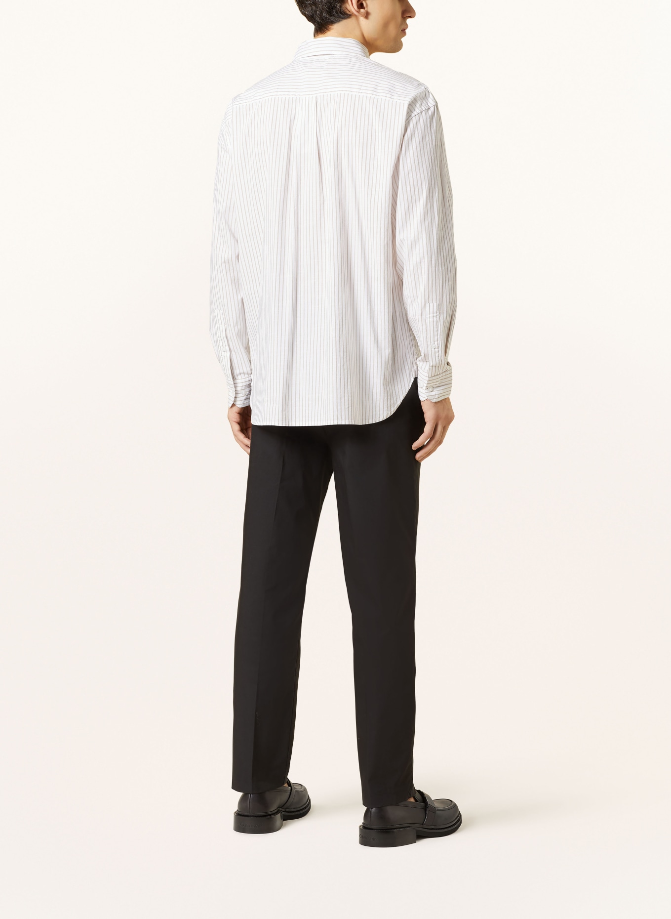 Calvin Klein Shirt comfort fit, Color: WHITE/ TAUPE (Image 3)
