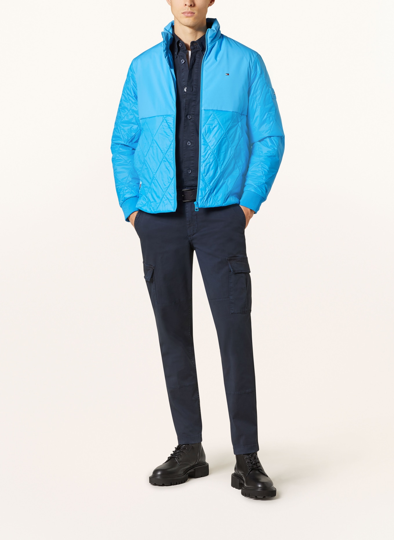 TOMMY HILFIGER Quilted jacket, Color: NEON BLUE (Image 2)