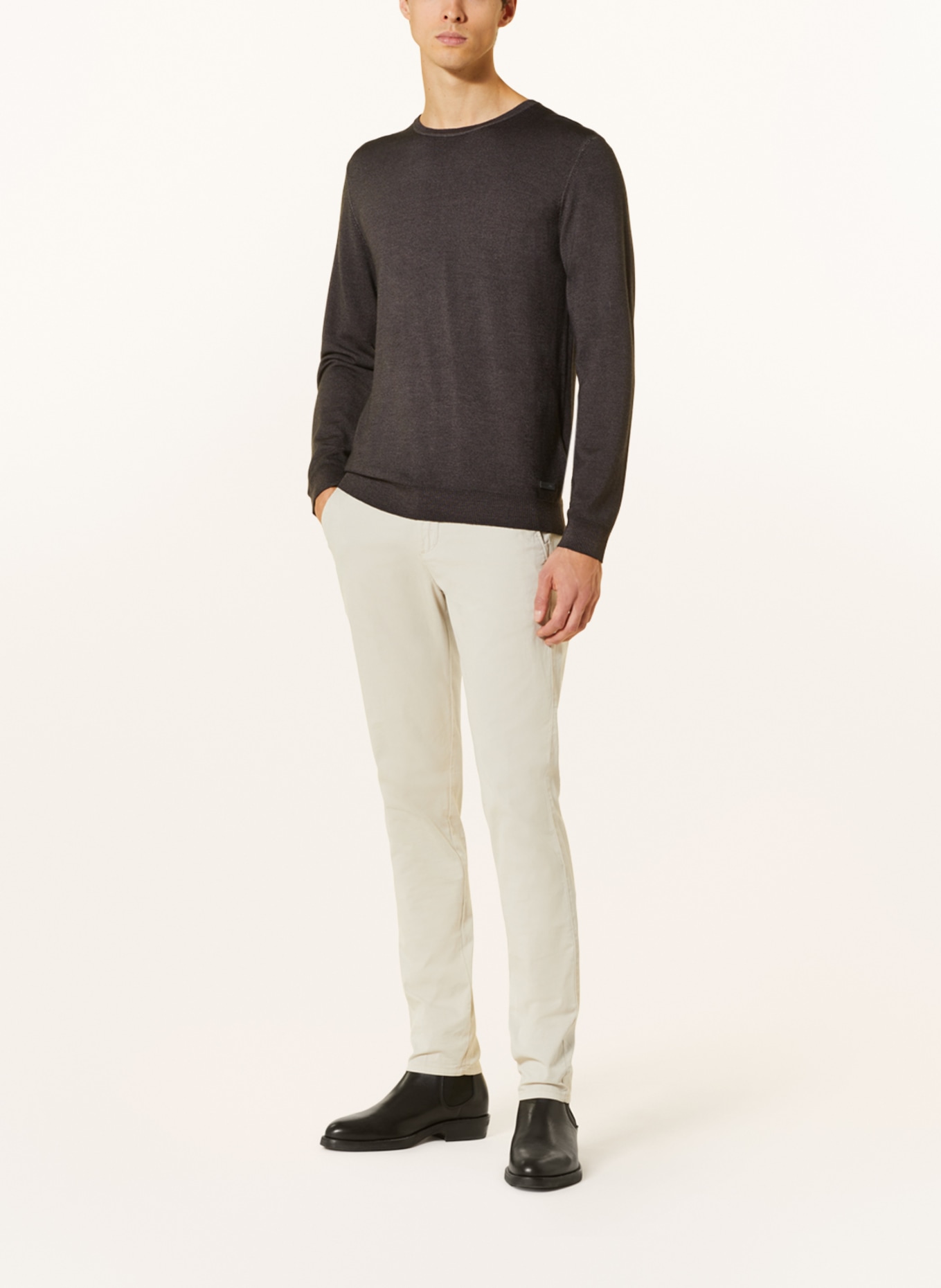 pierre cardin Sweater, Color: DARK BROWN (Image 2)