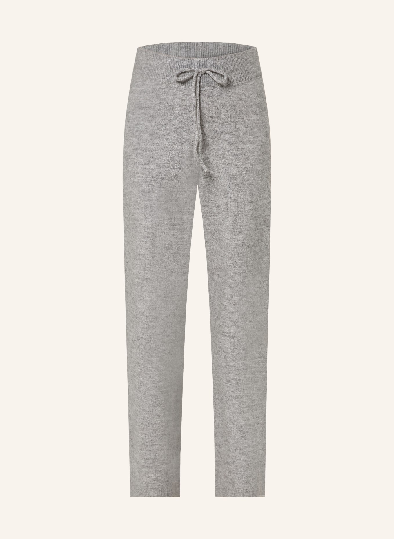 lollys laundry Knit trousers ELBANYLL, Color: GRAY (Image 1)
