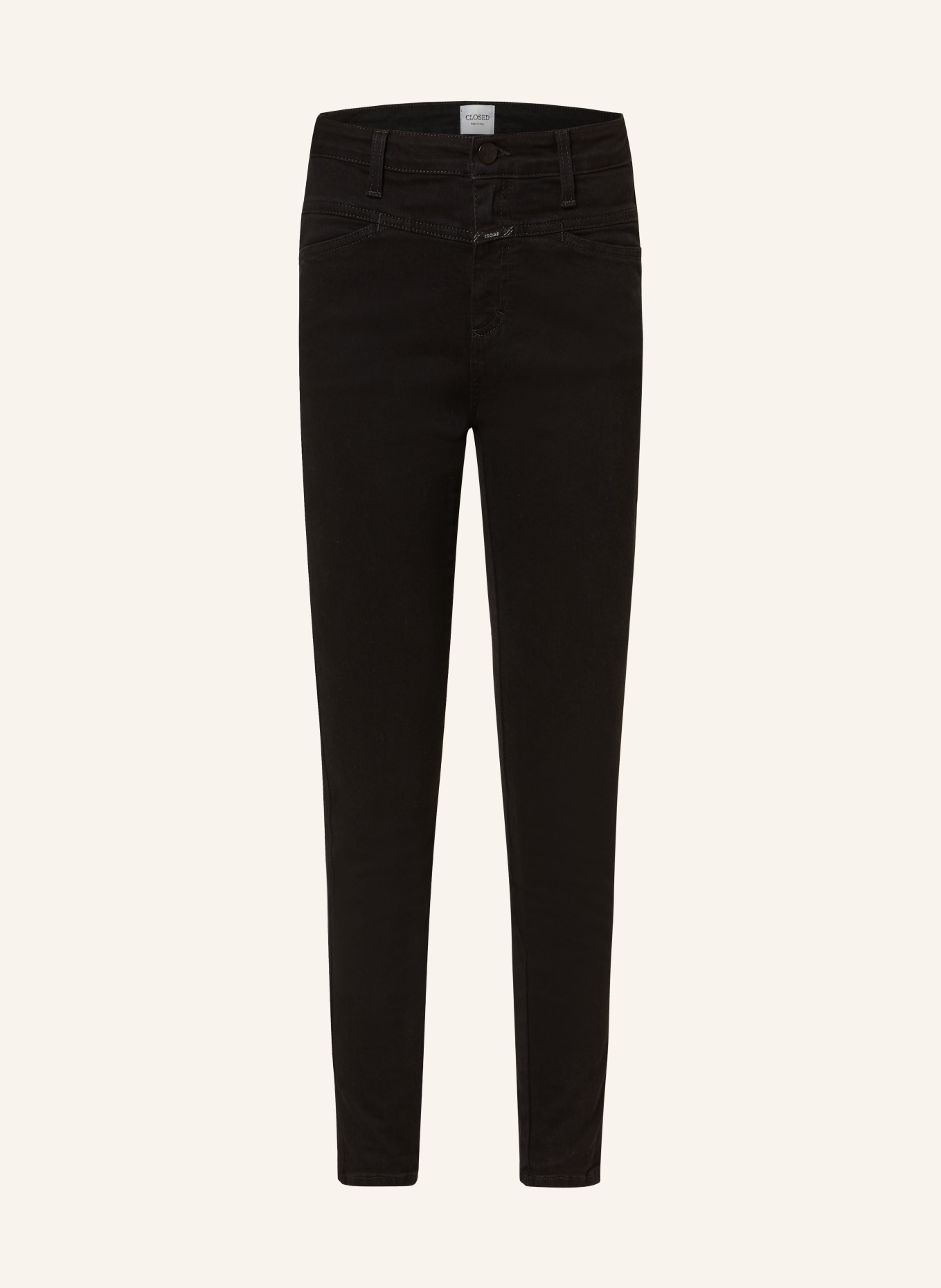 CLOSED Skinny Jeans SKINNY PUSHER: 100 BLACK