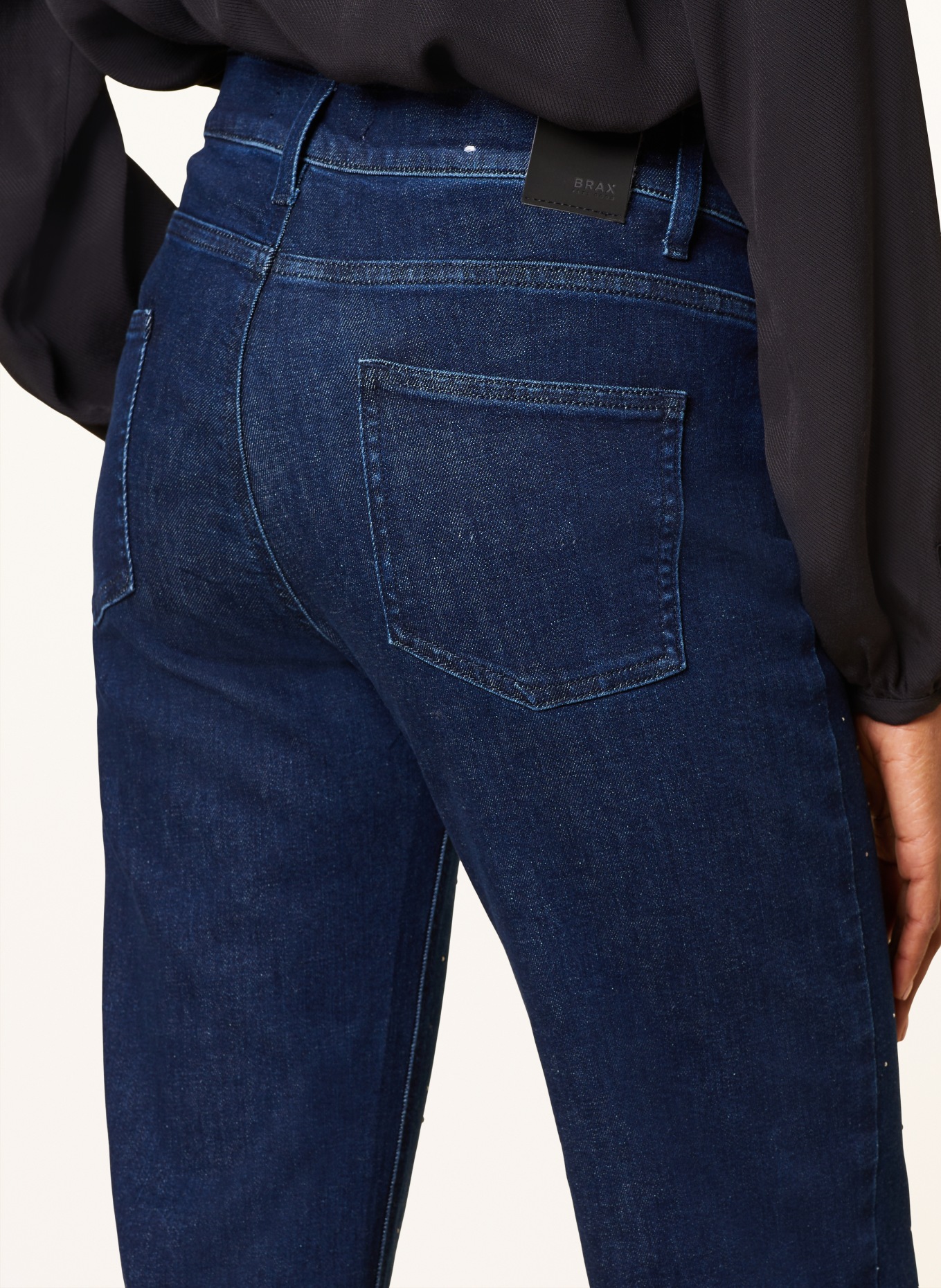 BRAX Straight Jeans MADISON mit Schmucksteinen, Farbe: 23 23 (Bild 5)