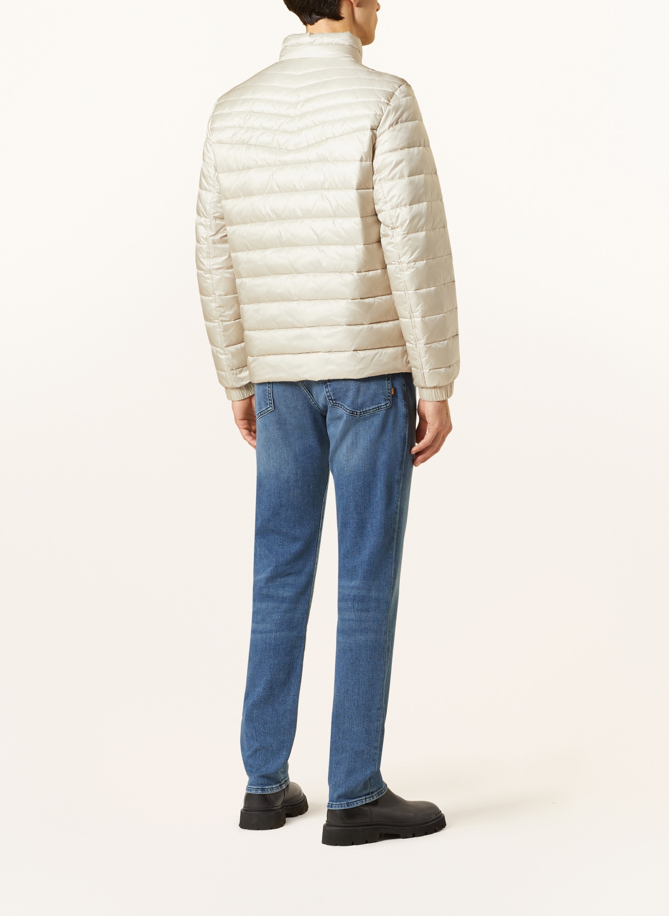 BOSS Quilted jacket ODEN, Color: BEIGE (Image 3)