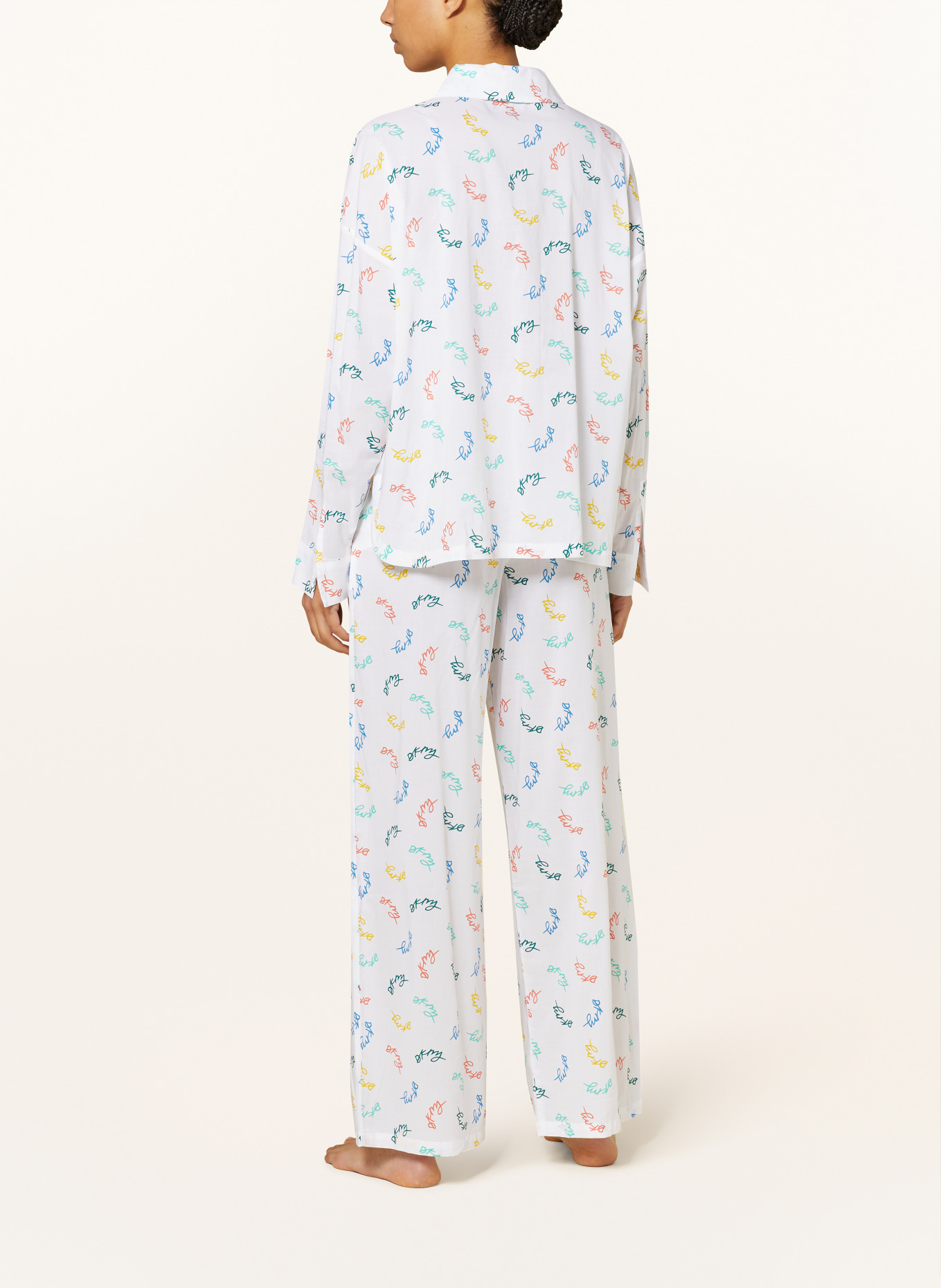 DKNY Schlafanzug, Farbe: WEISS/ ROT/ GRÜN (Bild 3)