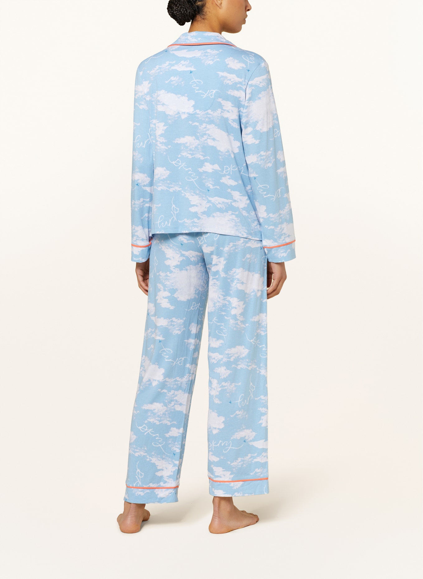 DKNY Pajamas, Color: LIGHT BLUE/ LIGHT GRAY (Image 3)