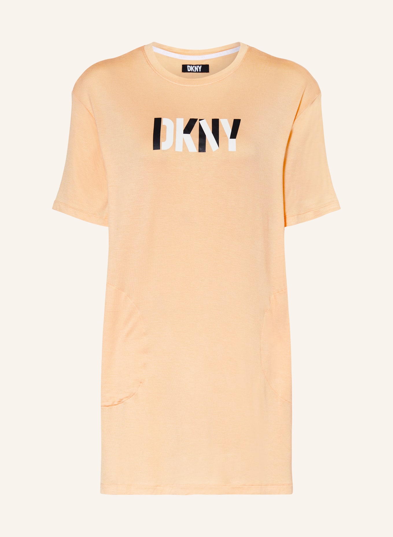 DKNY Nightgown, Color: LIGHT ORANGE (Image 1)
