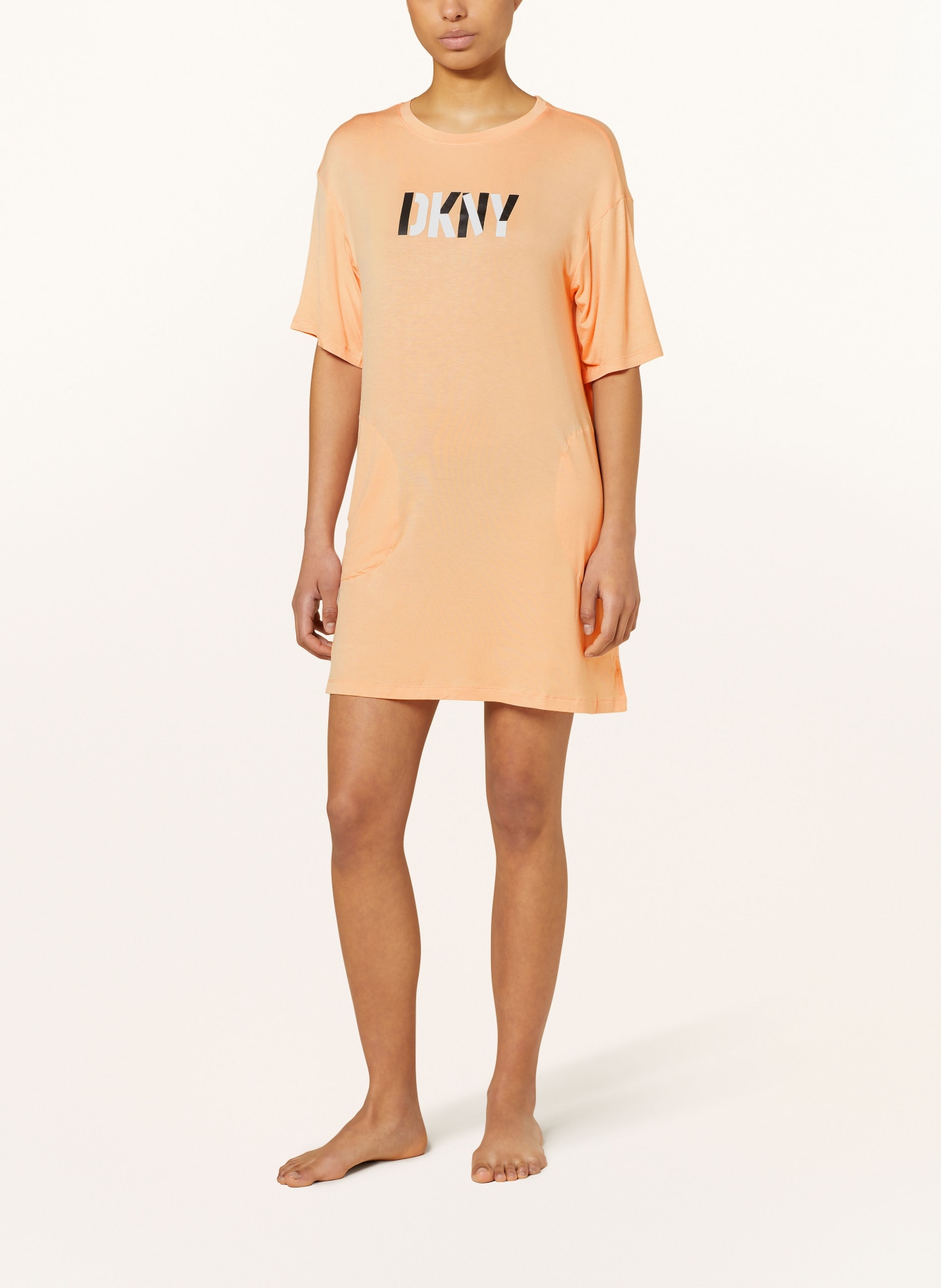 DKNY Nightgown, Color: LIGHT ORANGE (Image 2)